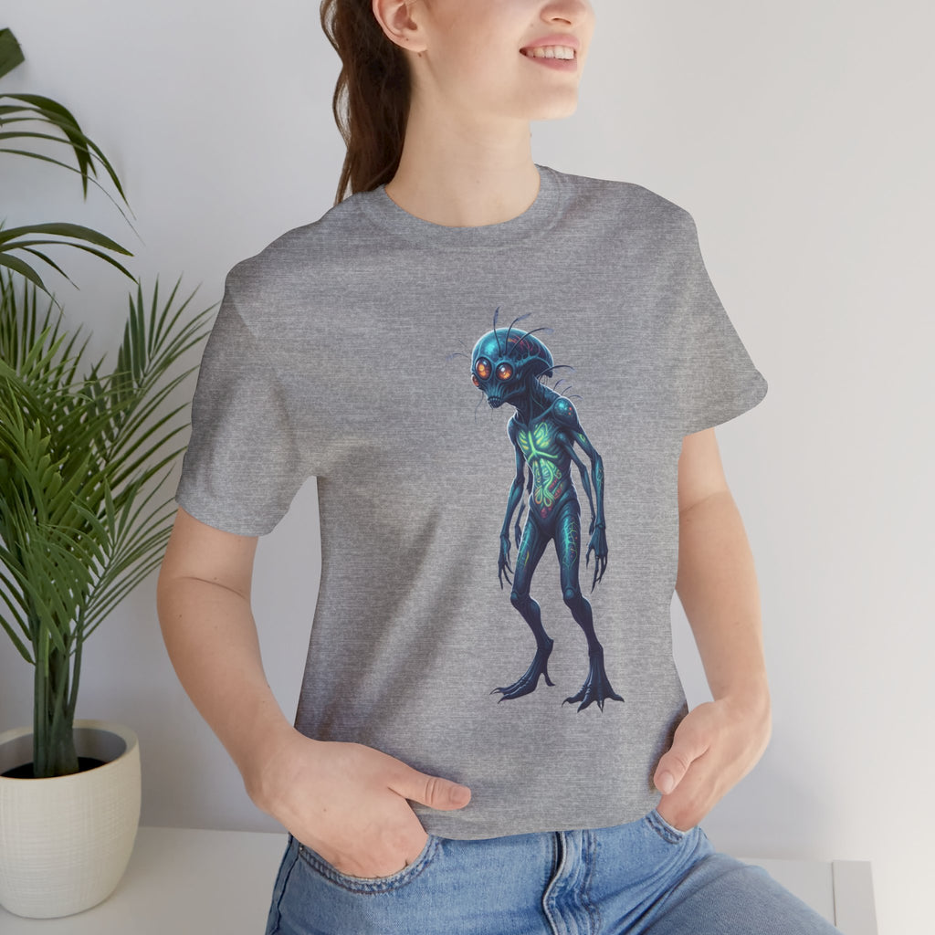 Alien Creature Graphic Tee — Sci‑Fi Monster T‑Shirt