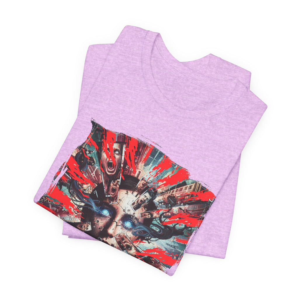 Surreal Sunburst Face Graphic Tee
