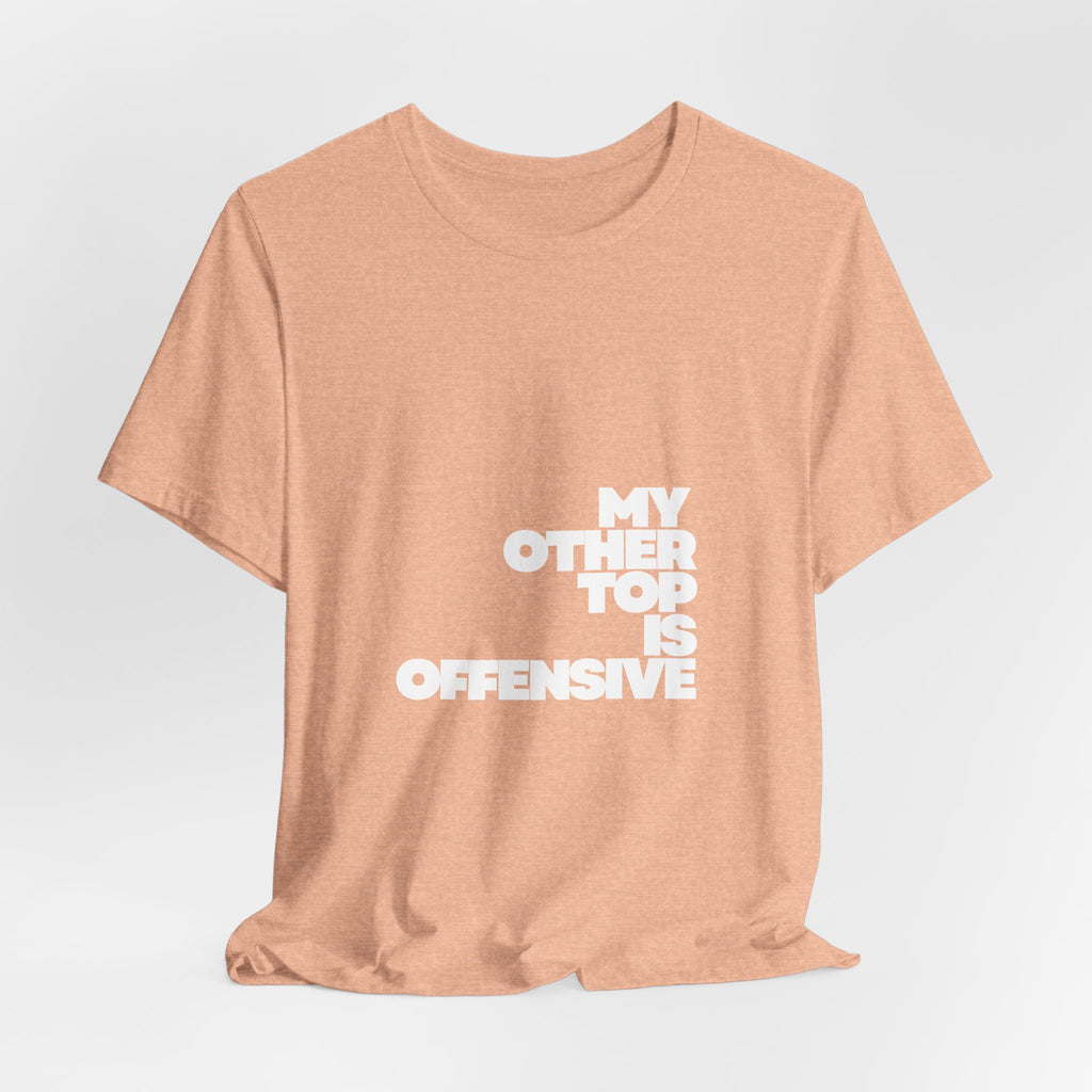 Classic White Tee — Plain Unisex Short Sleeve T-Shirt