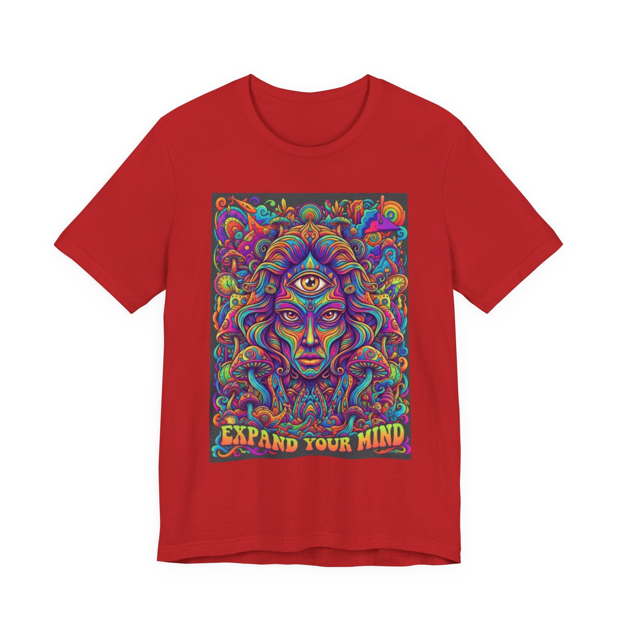 Expand Your Mind Psychedelic T-Shirt — Third Eye Trippy Art Tee