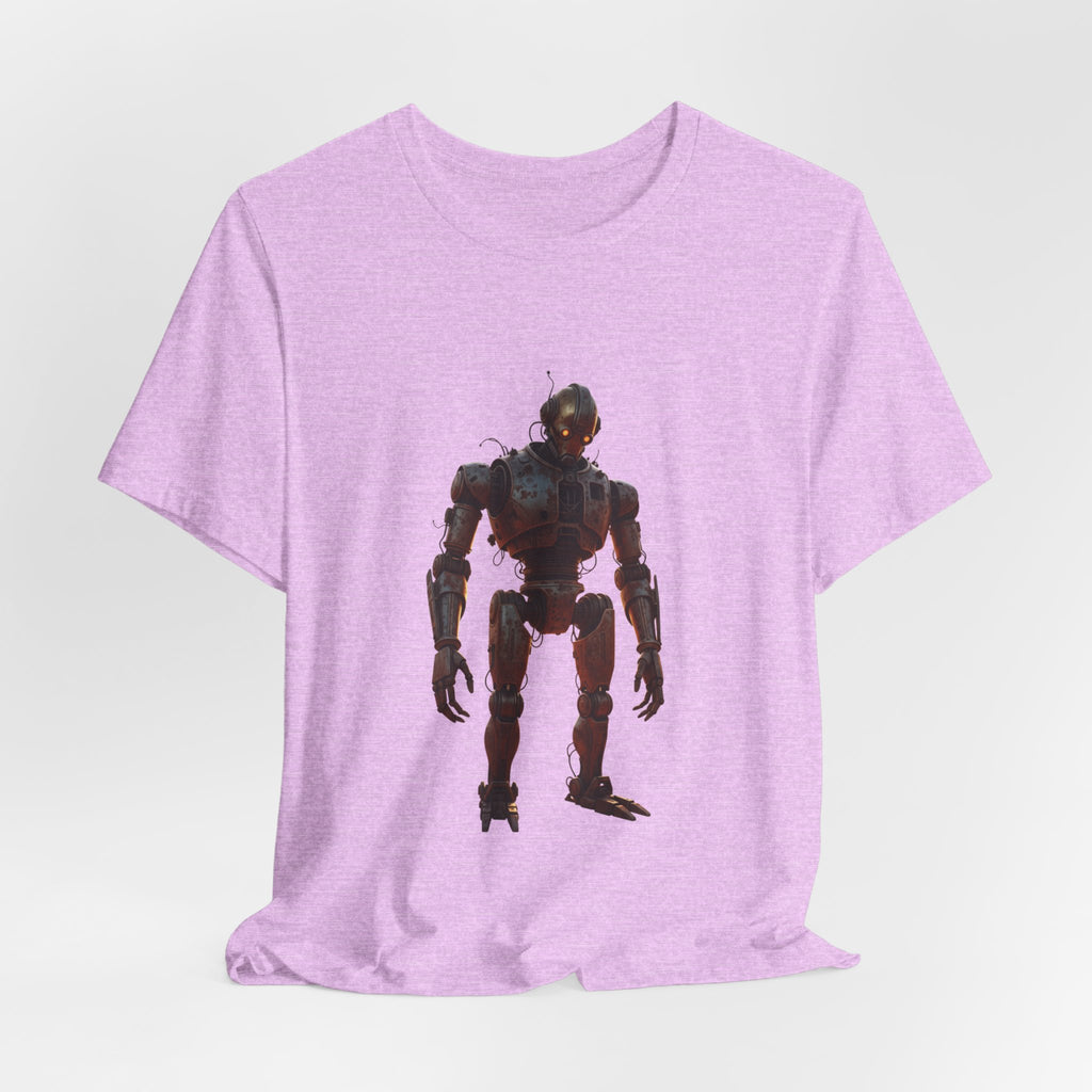 Retro Robot Graphic Tee — Vintage Mech Illustration T-Shirt