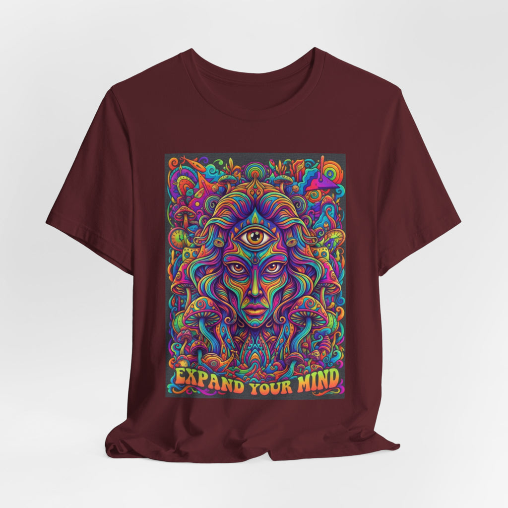 Expand Your Mind Psychedelic T-Shirt — Third Eye Trippy Art Tee