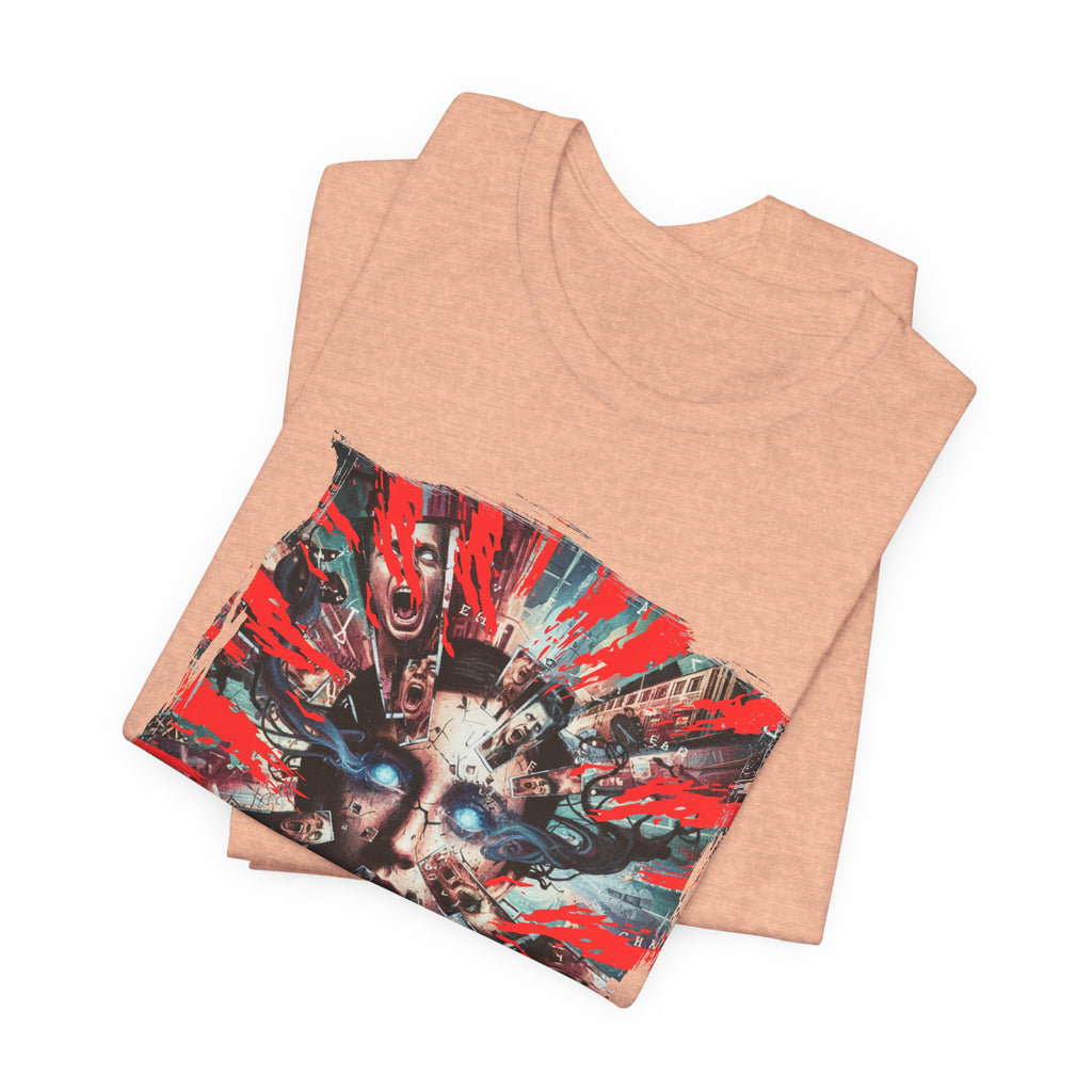 Surreal Sunburst Face Graphic Tee