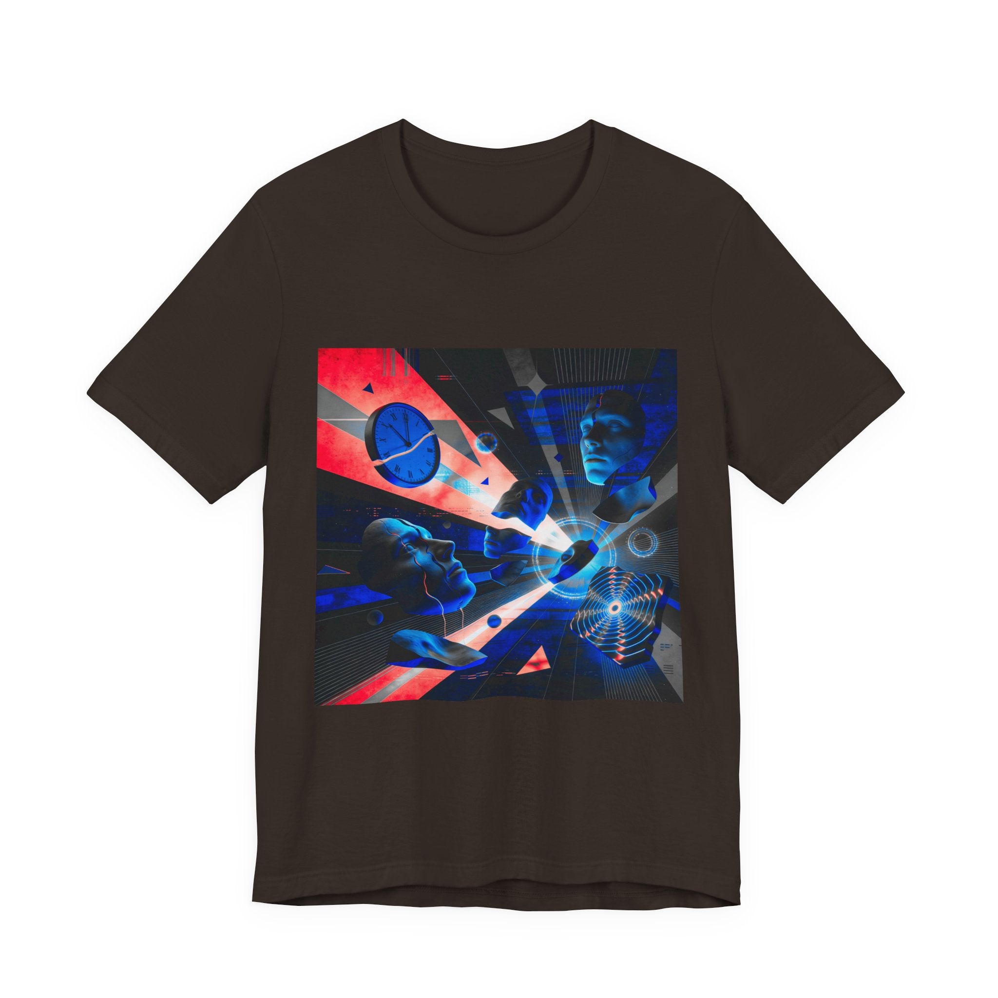 Spacewave Graphic Tee — Retro Futurism Cosmic Design