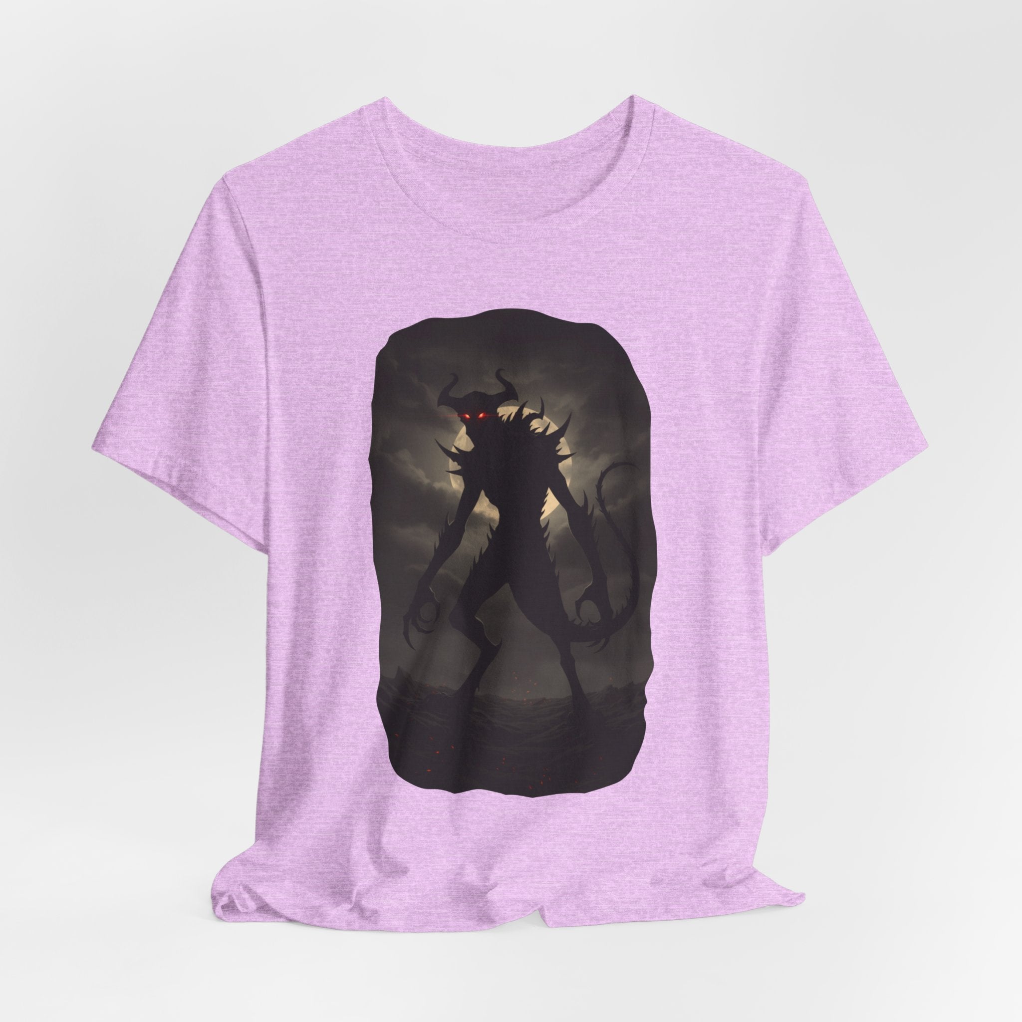 Monster Silhouette Tee — Dark Shadow Demon Graphic T-Shirt