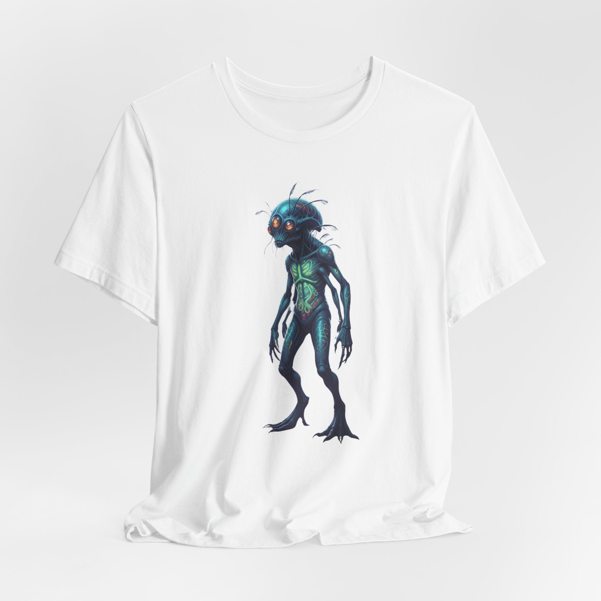 Alien Creature Graphic Tee — Sci‑Fi Monster T‑Shirt