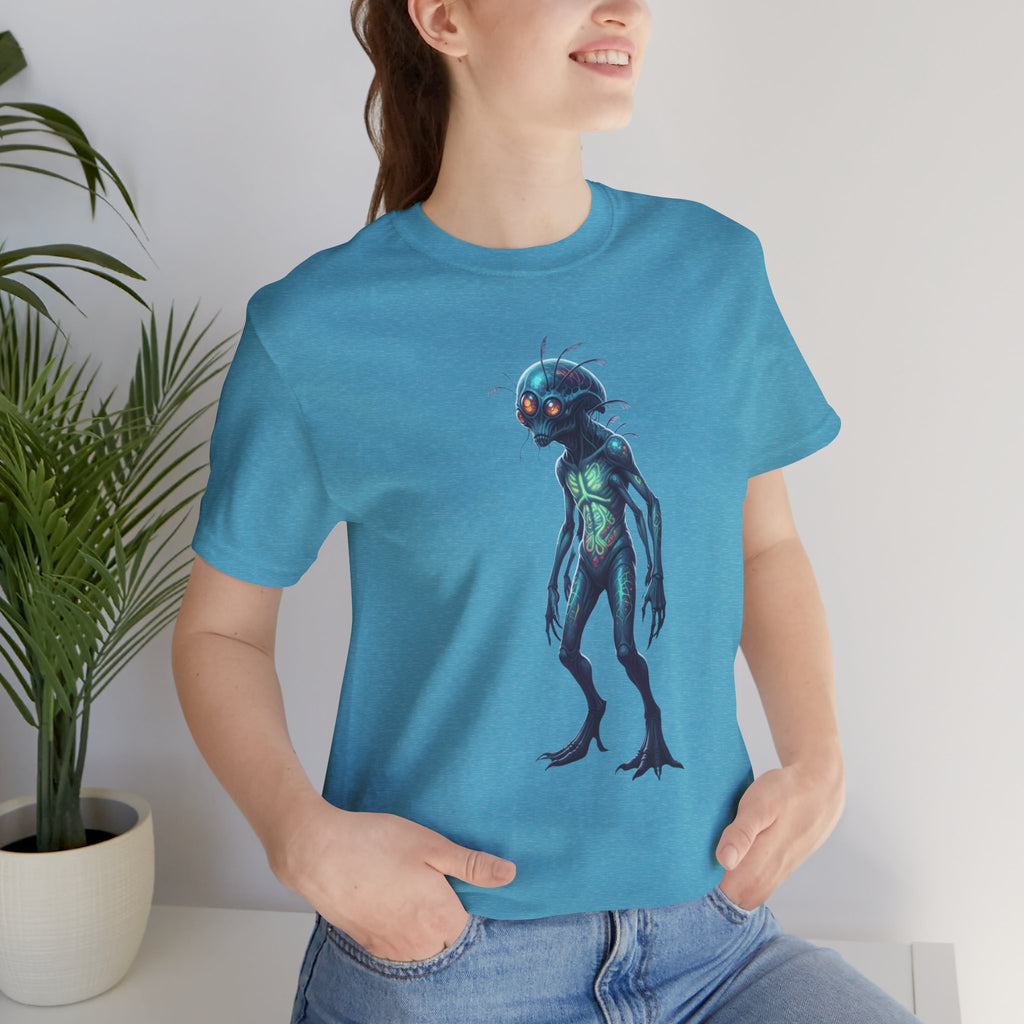 Alien Creature Graphic Tee — Sci‑Fi Monster T‑Shirt