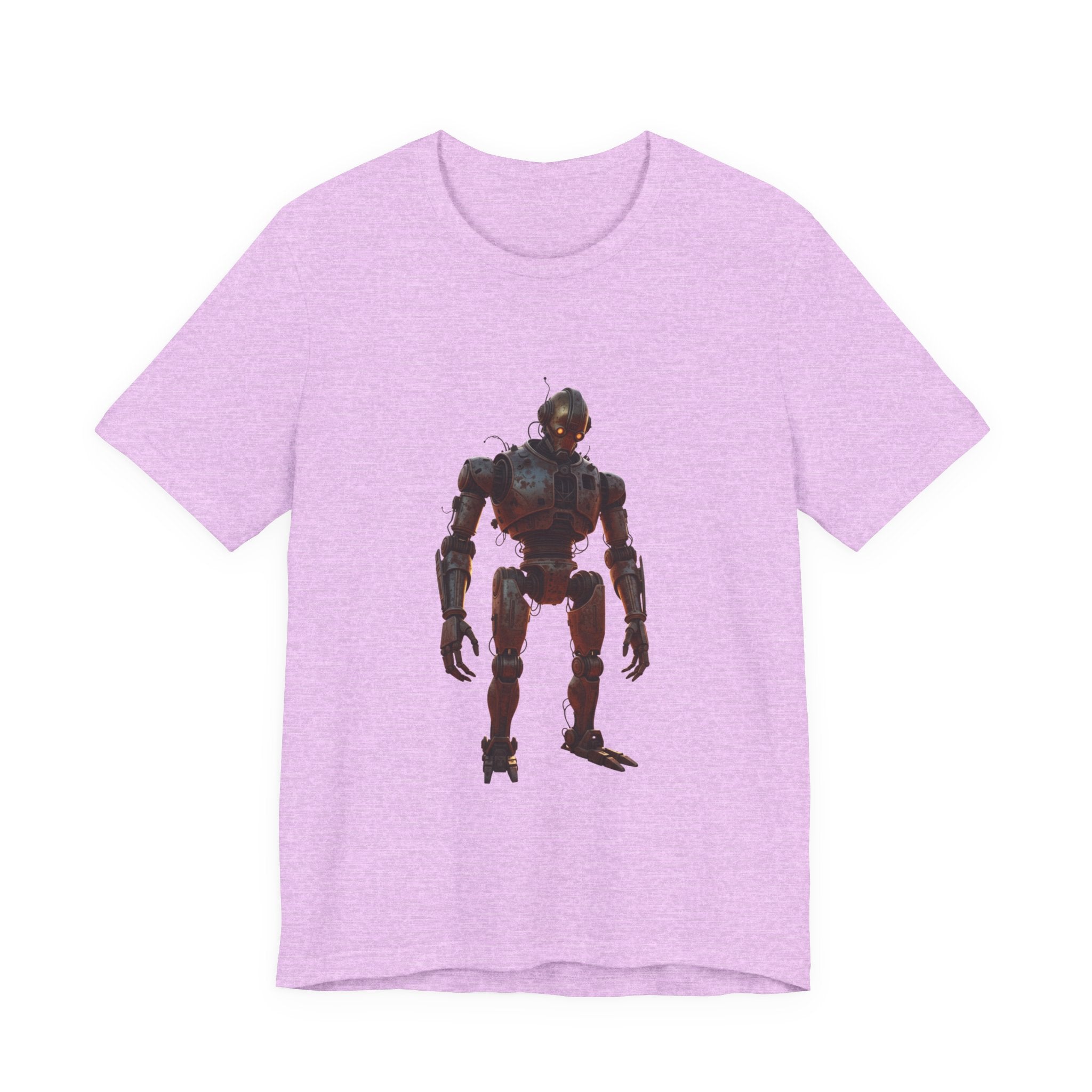 Retro Robot Graphic Tee — Vintage Mech Illustration T-Shirt