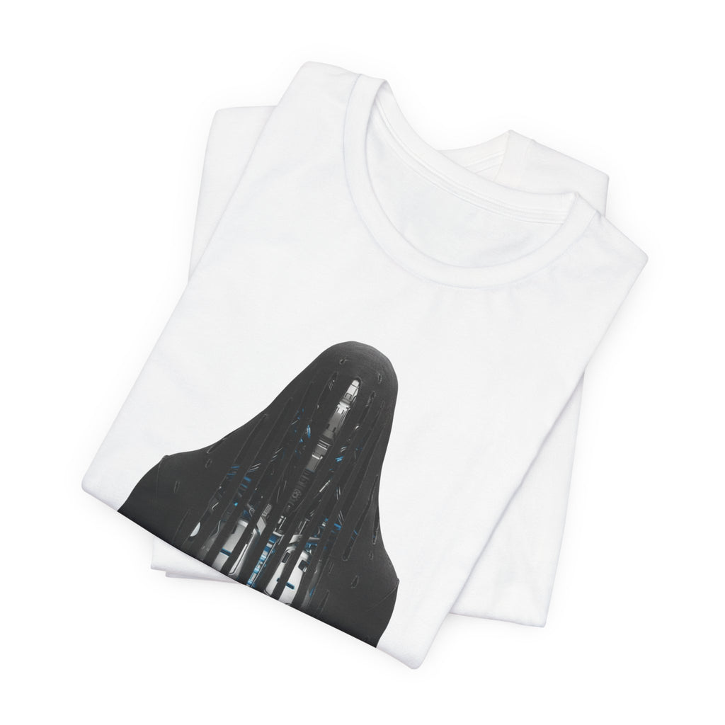 Horror Silhouette Tee — Shadowed Figure Graphic T-Shirt
