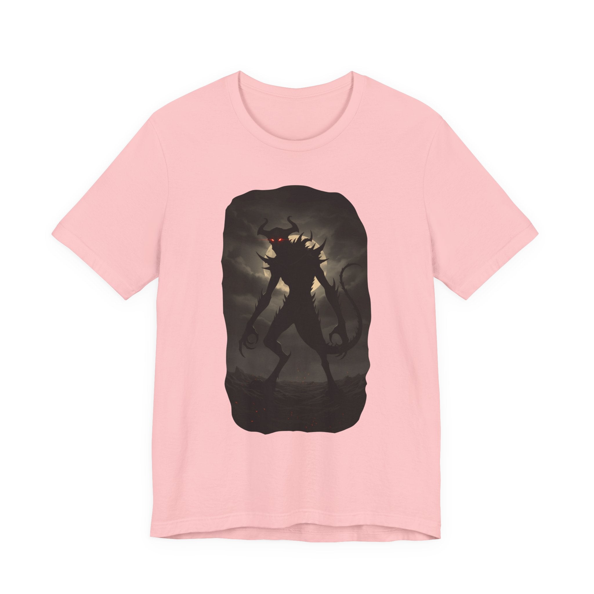 Monster Silhouette Tee — Dark Shadow Demon Graphic T-Shirt