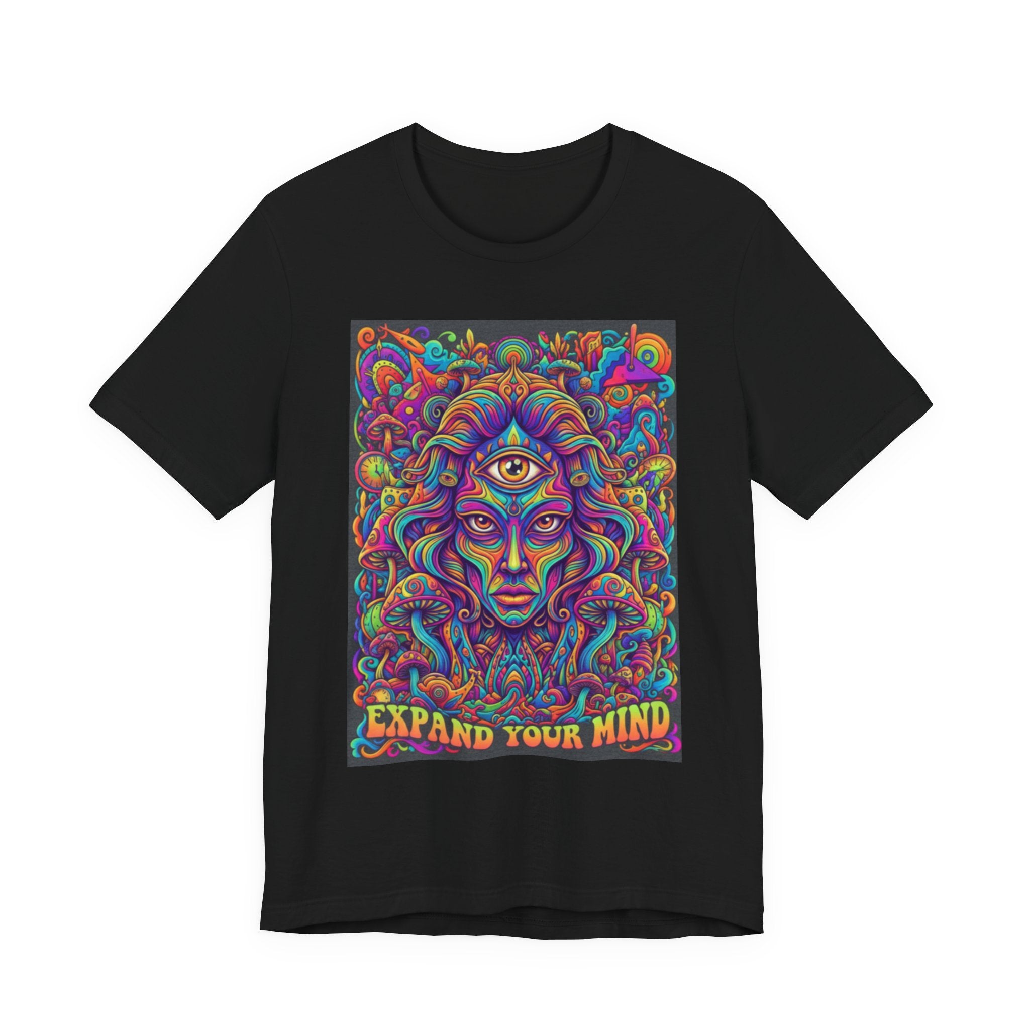 Expand Your Mind Psychedelic T-Shirt — Third Eye Trippy Art Tee
