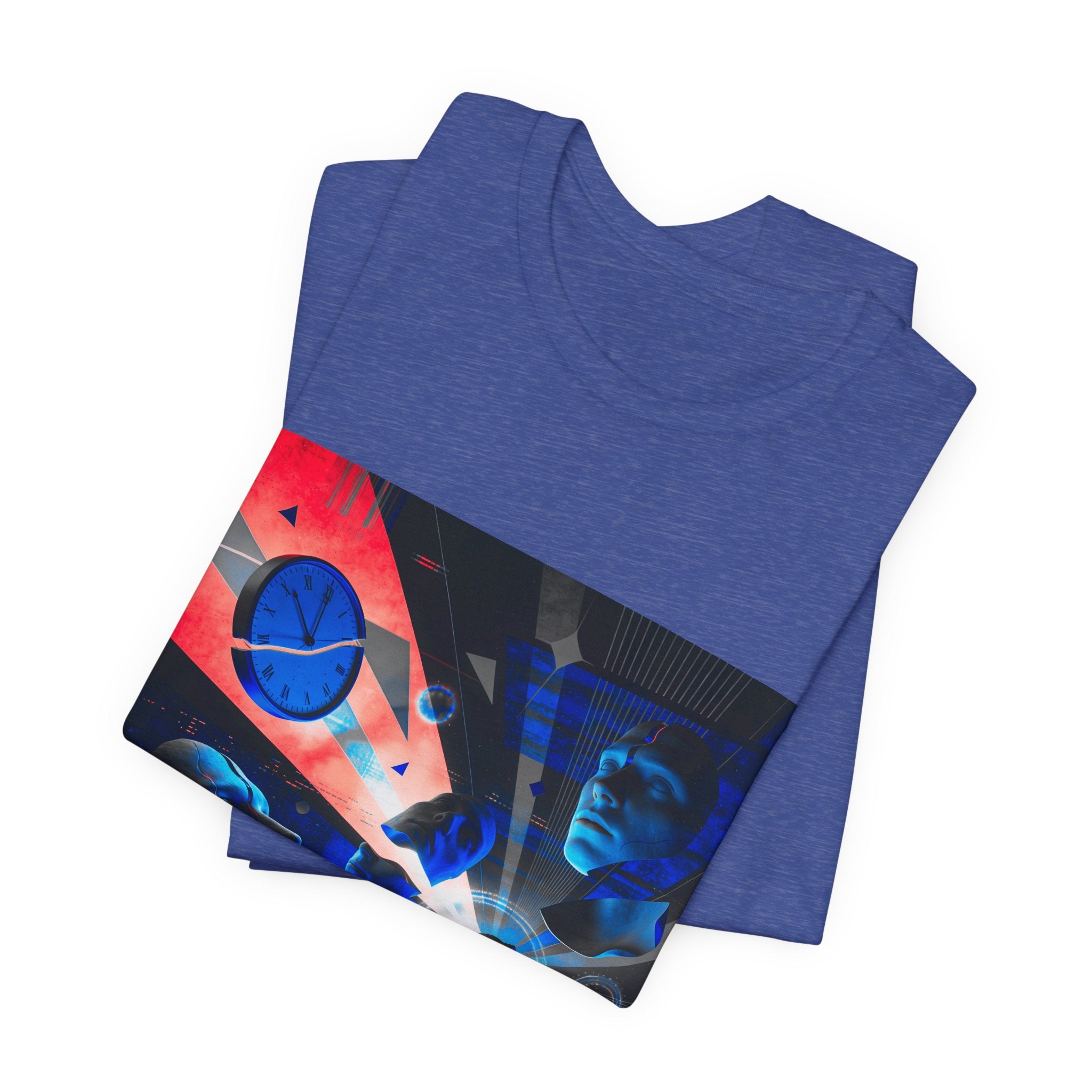 Spacewave Graphic Tee — Retro Futurism Cosmic Design