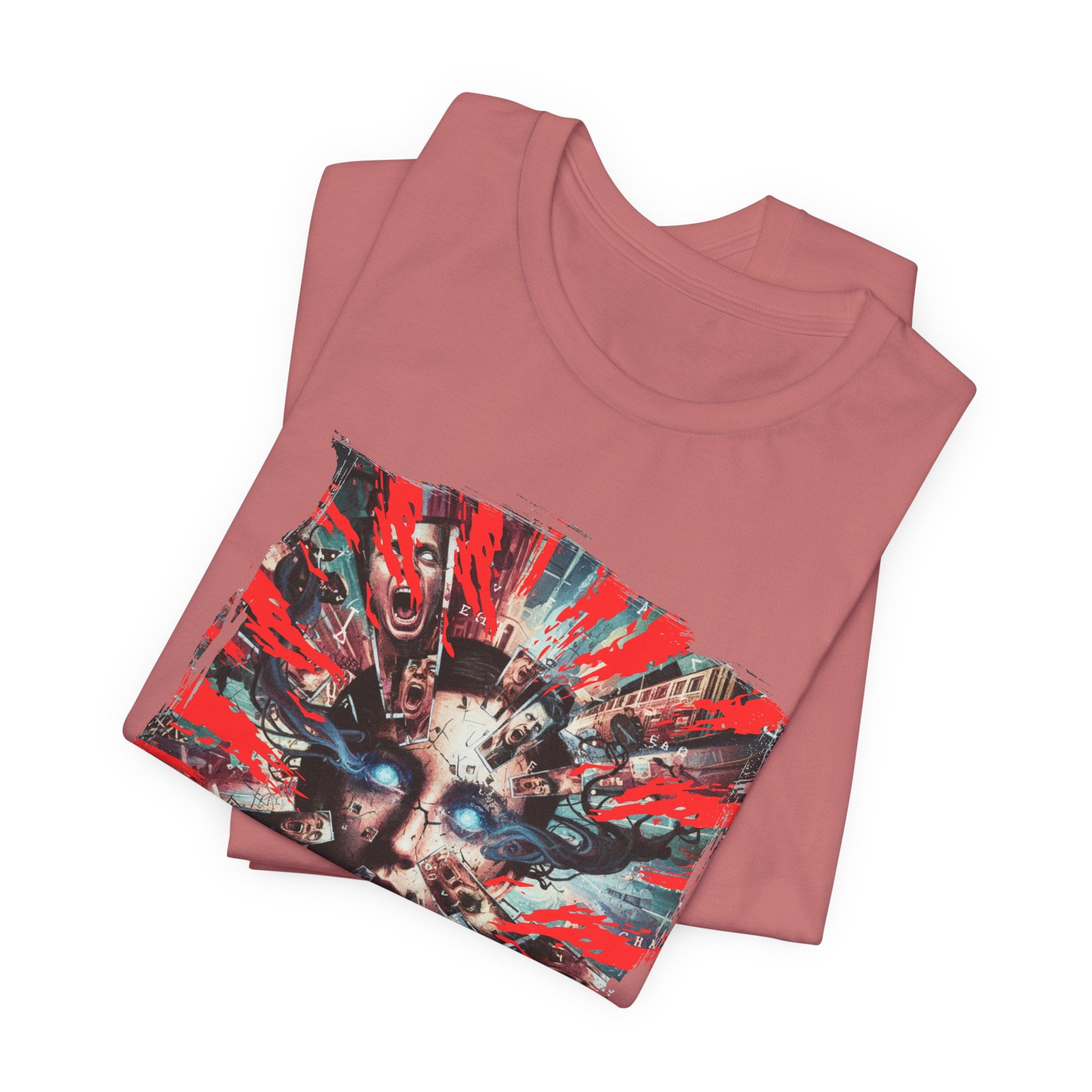 Surreal Sunburst Face Graphic Tee