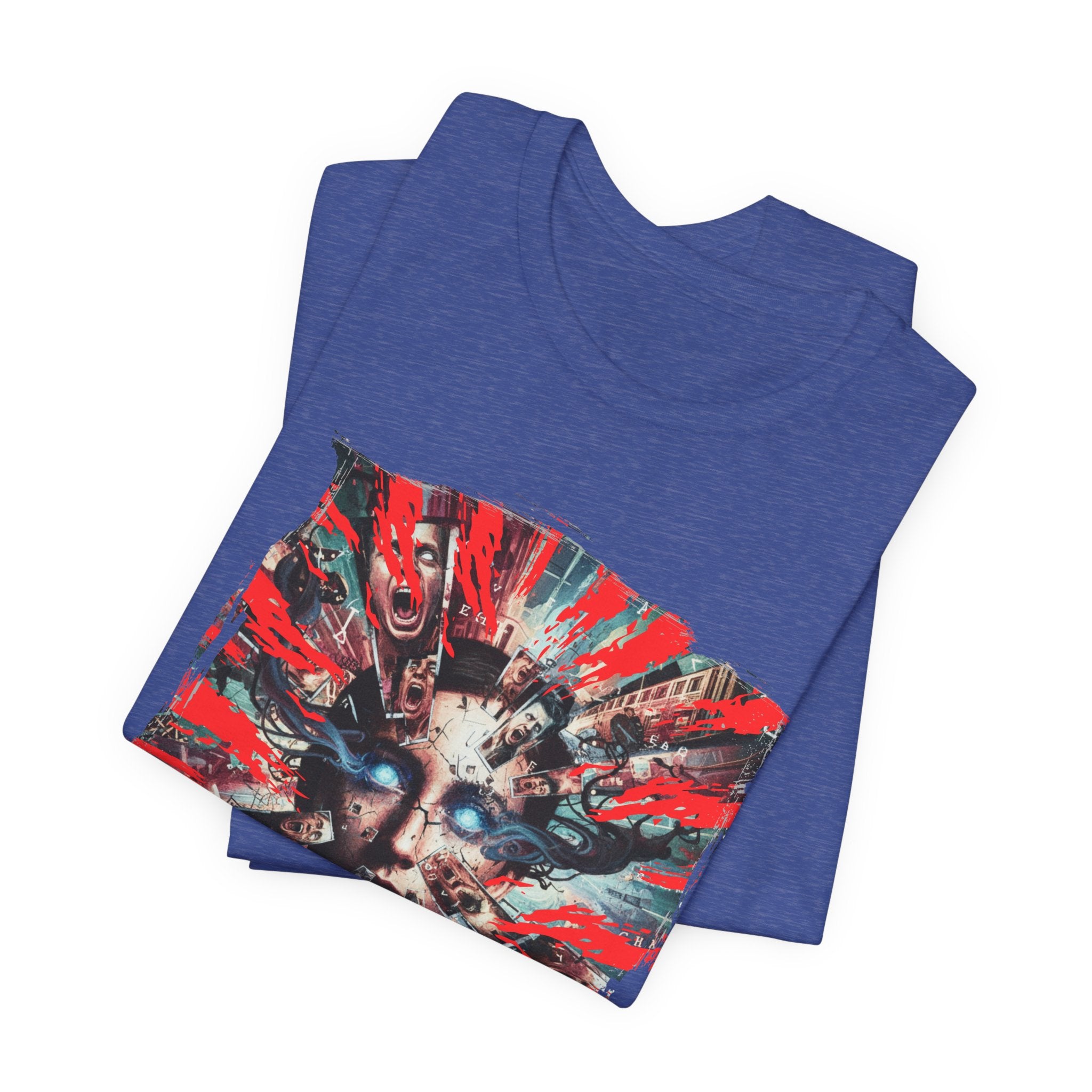 Surreal Sunburst Face Graphic Tee