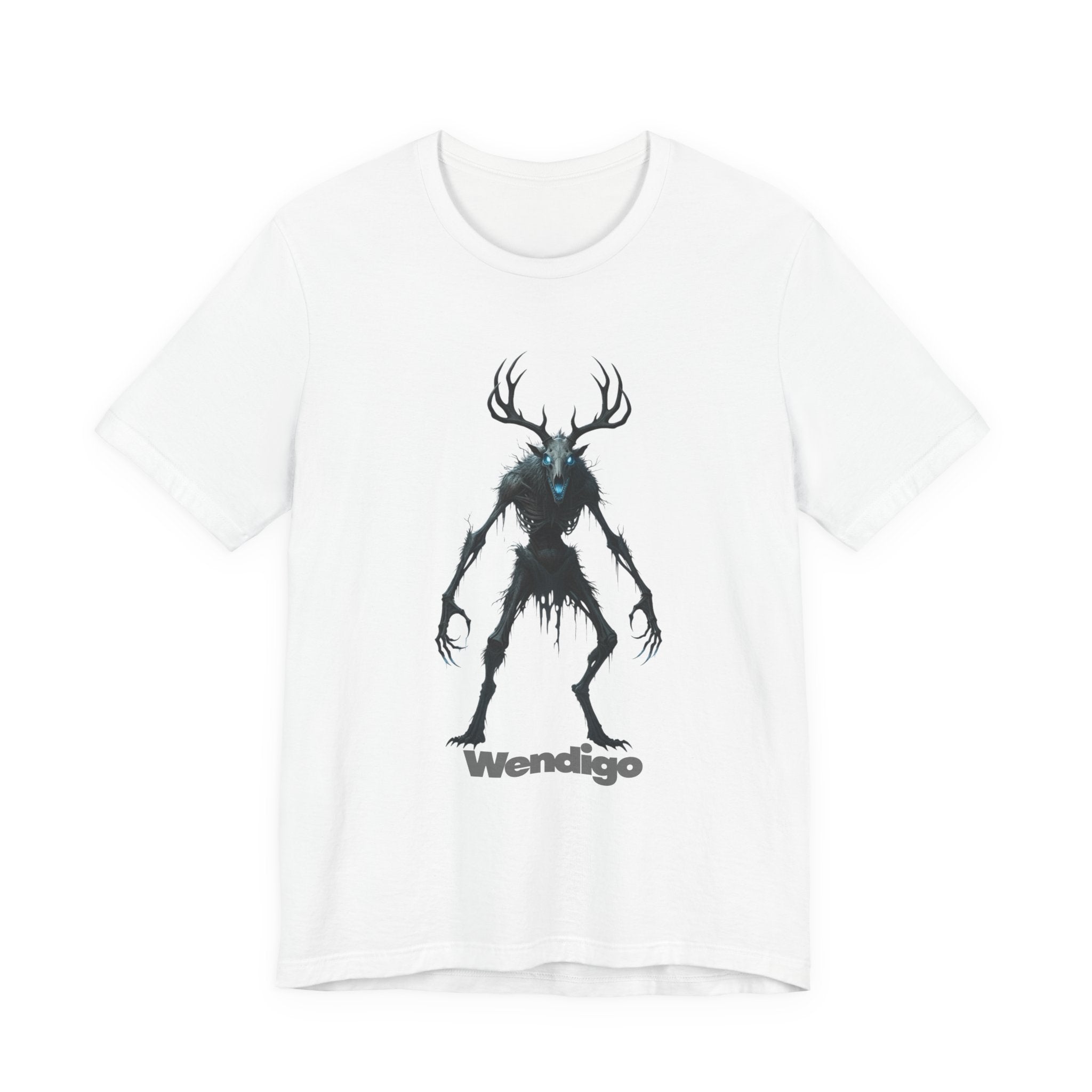 Wendigo Horror Tee — Creepy Deer Monster Graphic T-Shirt