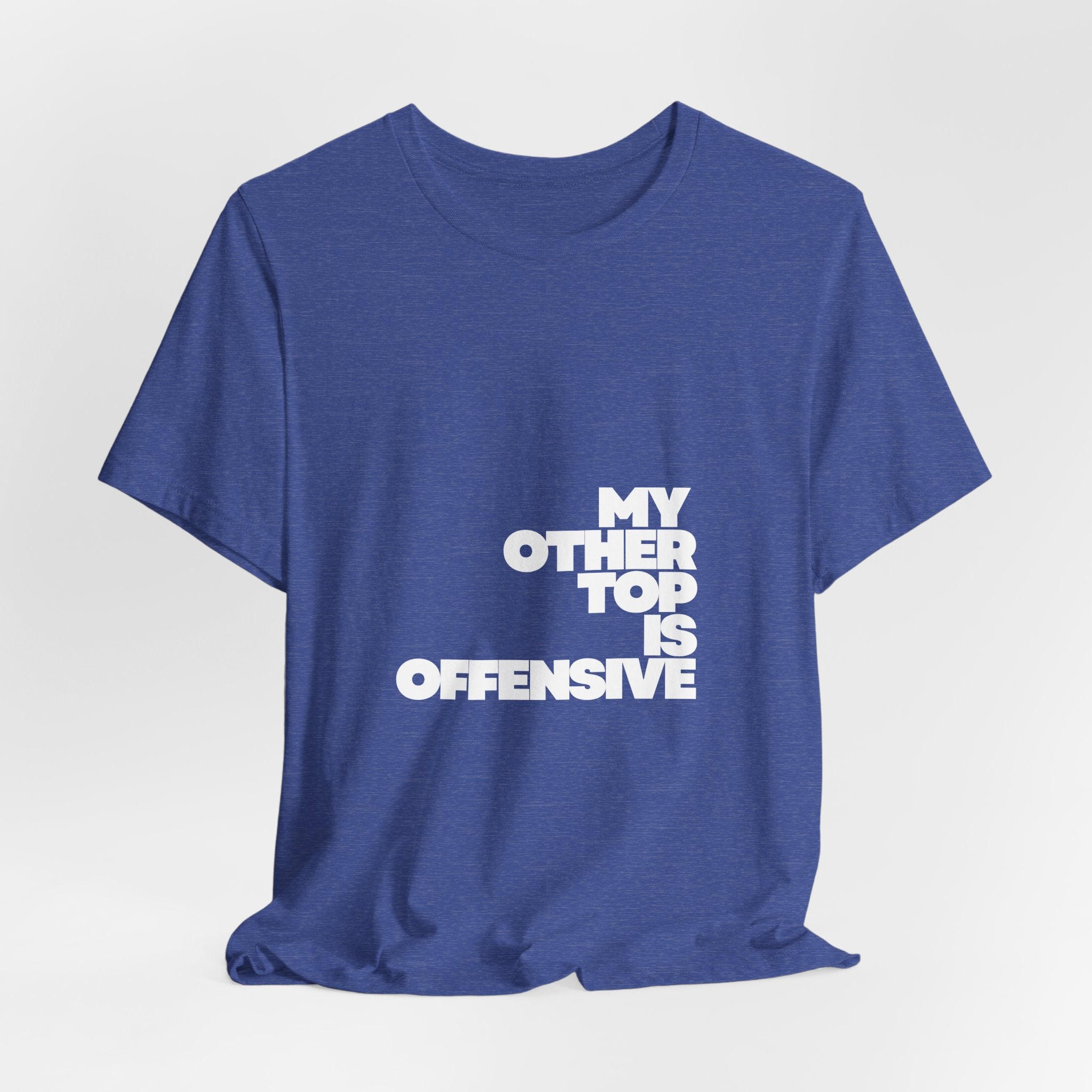 Classic White Tee — Plain Unisex Short Sleeve T-Shirt