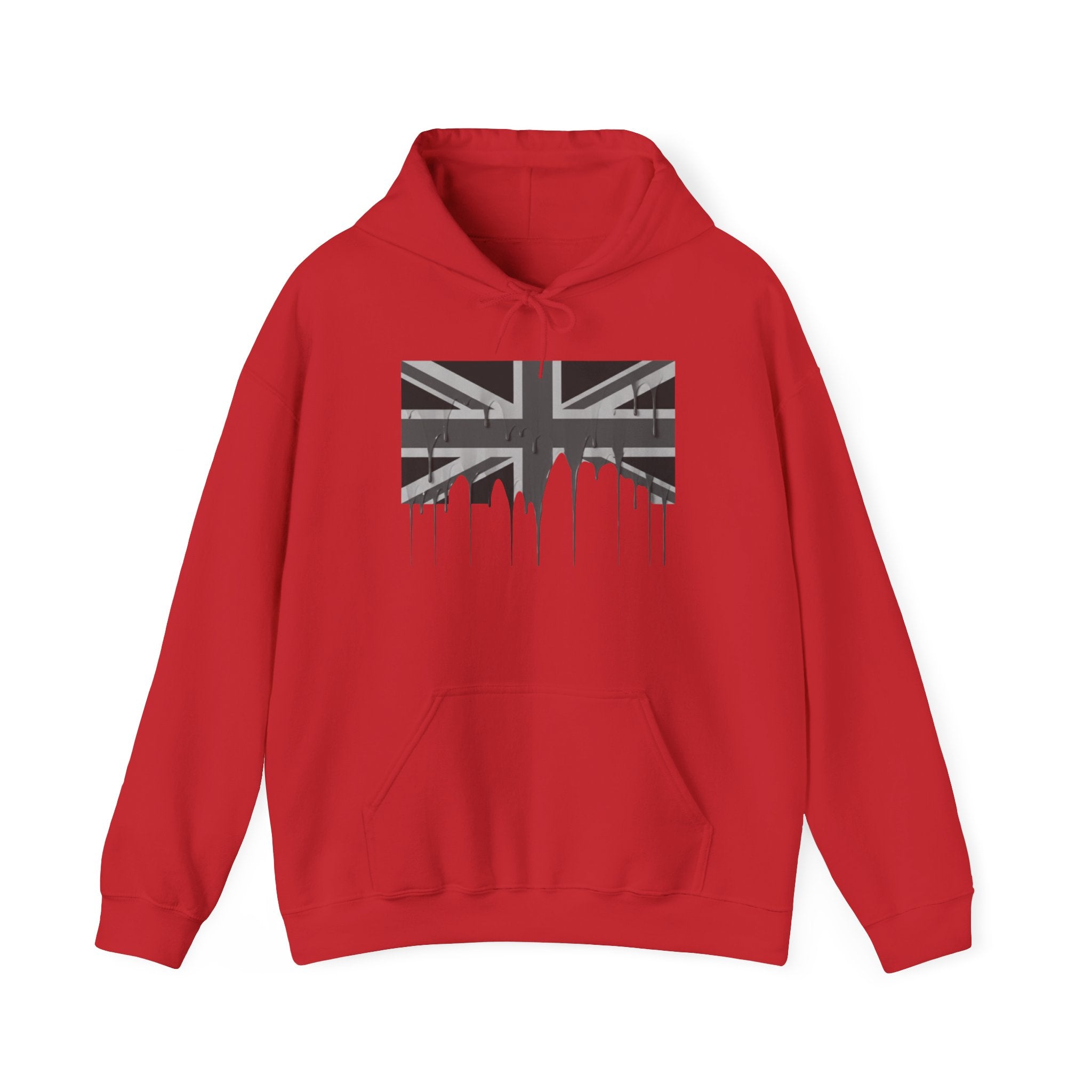 Union Jack Drip Hoodie - British Flag Streetwear Pullover