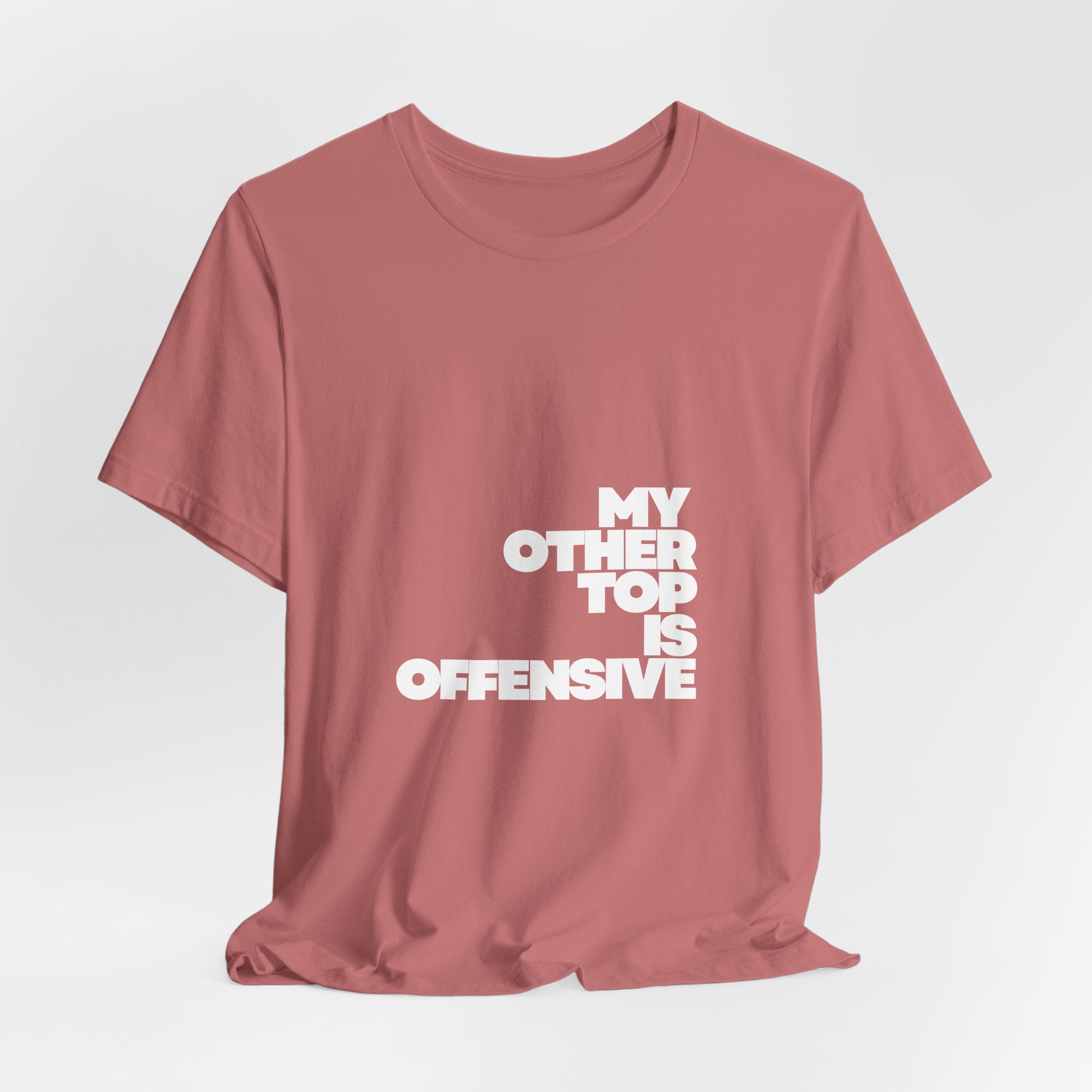 Classic White Tee — Plain Unisex Short Sleeve T-Shirt