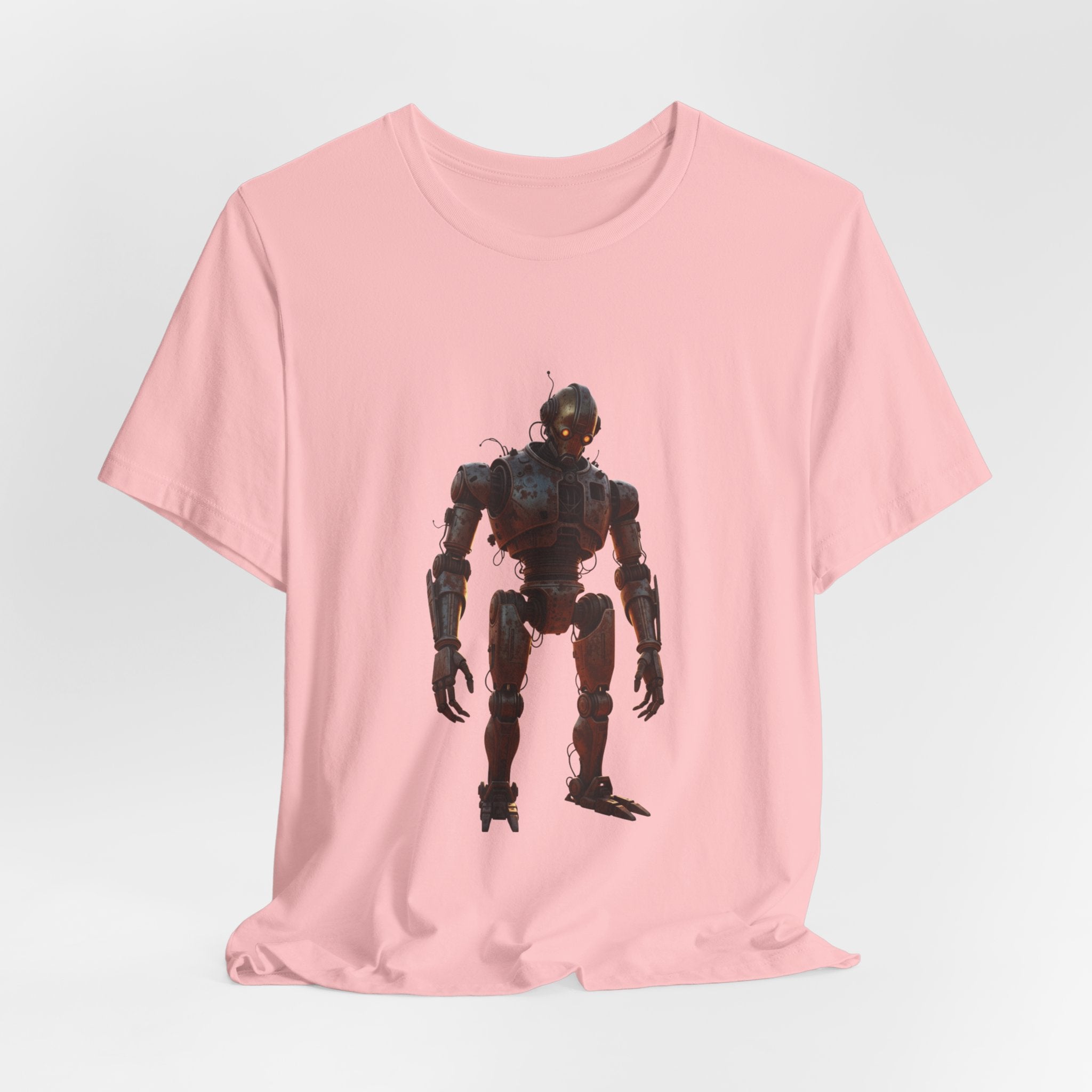 Retro Robot Graphic Tee — Vintage Mech Illustration T-Shirt