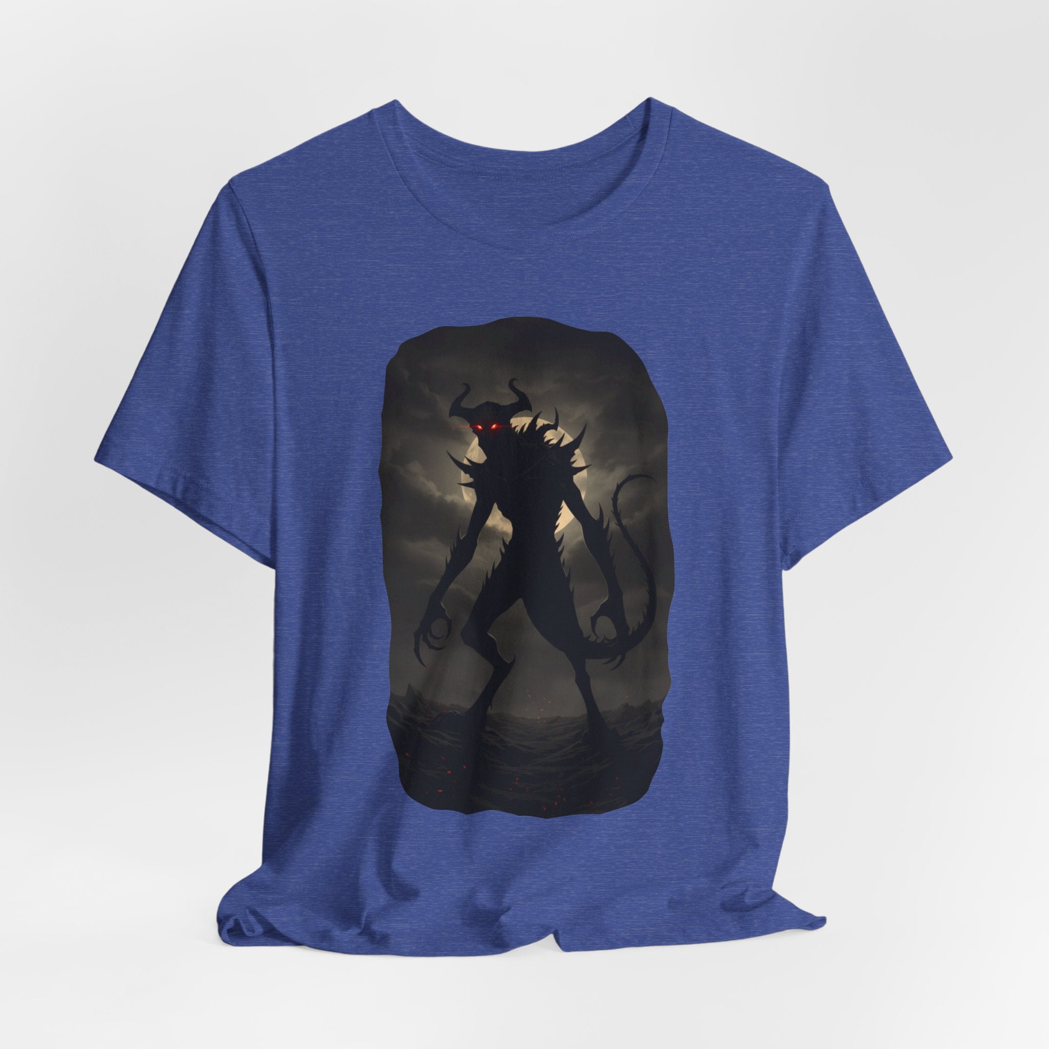 Monster Silhouette Tee — Dark Shadow Demon Graphic T-Shirt