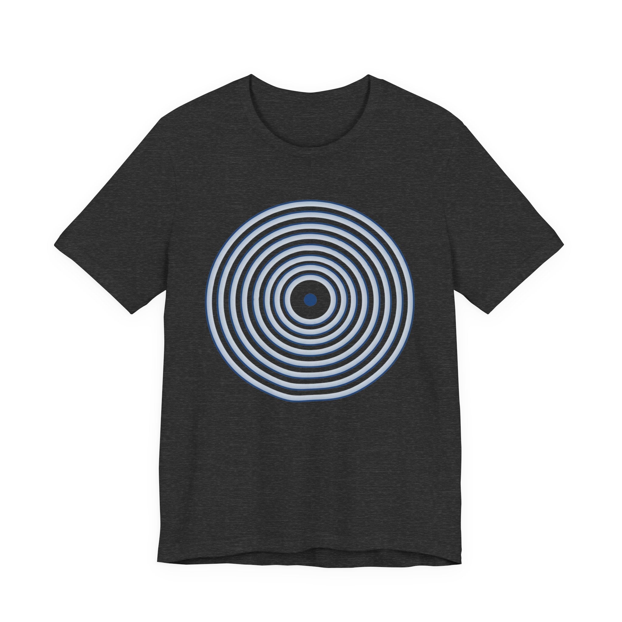 Concentric Circle Graphic Tee – Minimalist Retro Target Design