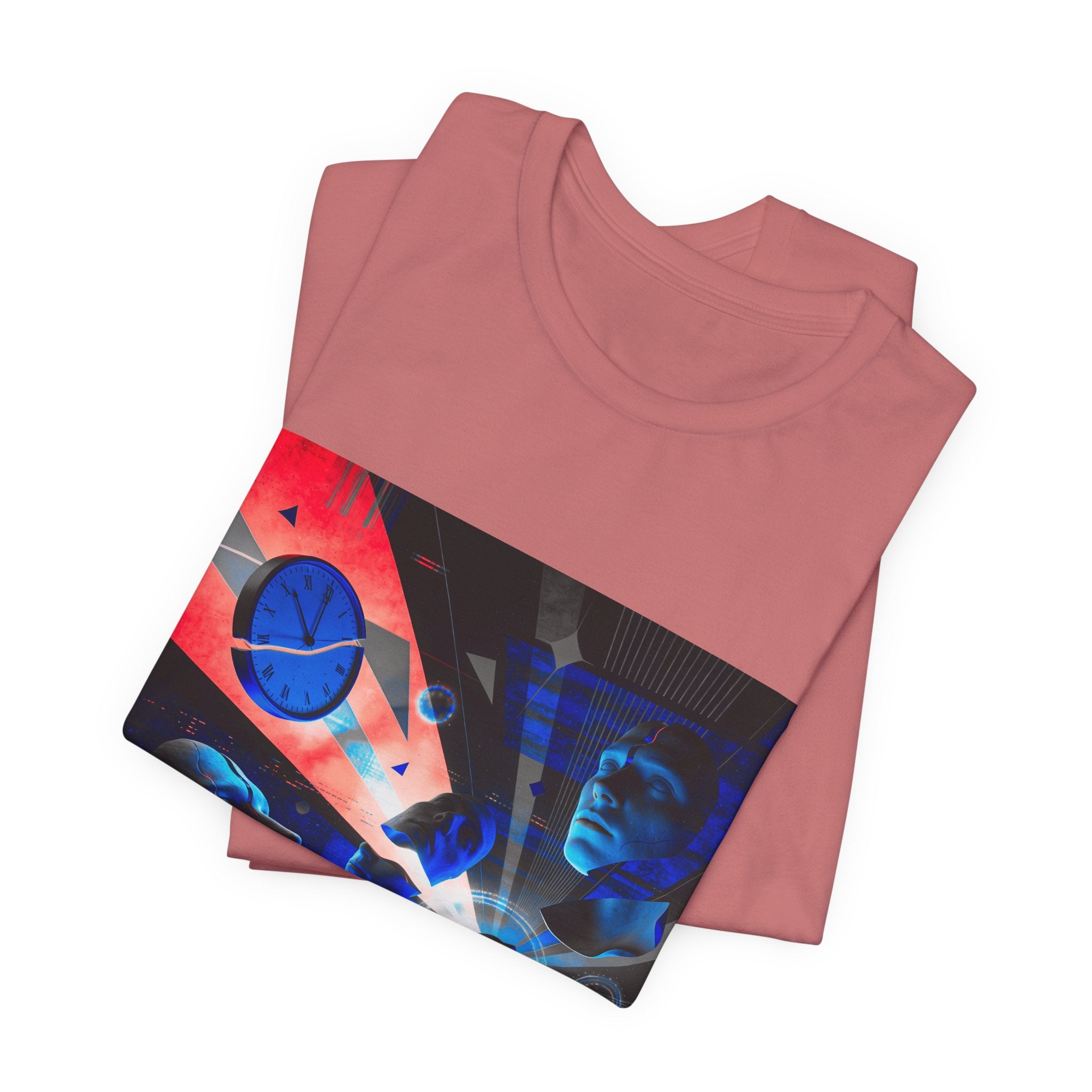 Spacewave Graphic Tee — Retro Futurism Cosmic Design
