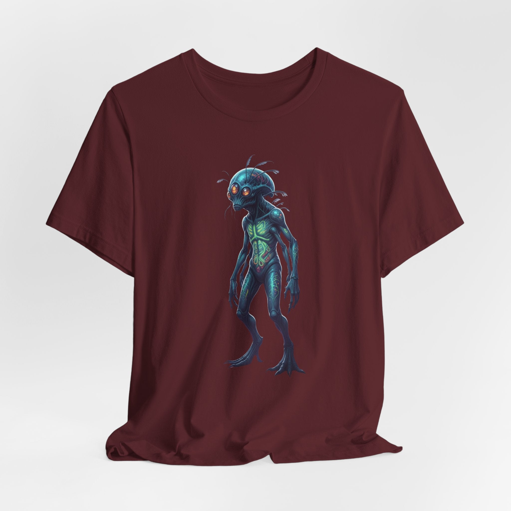 Alien Creature Graphic Tee — Sci‑Fi Monster T‑Shirt