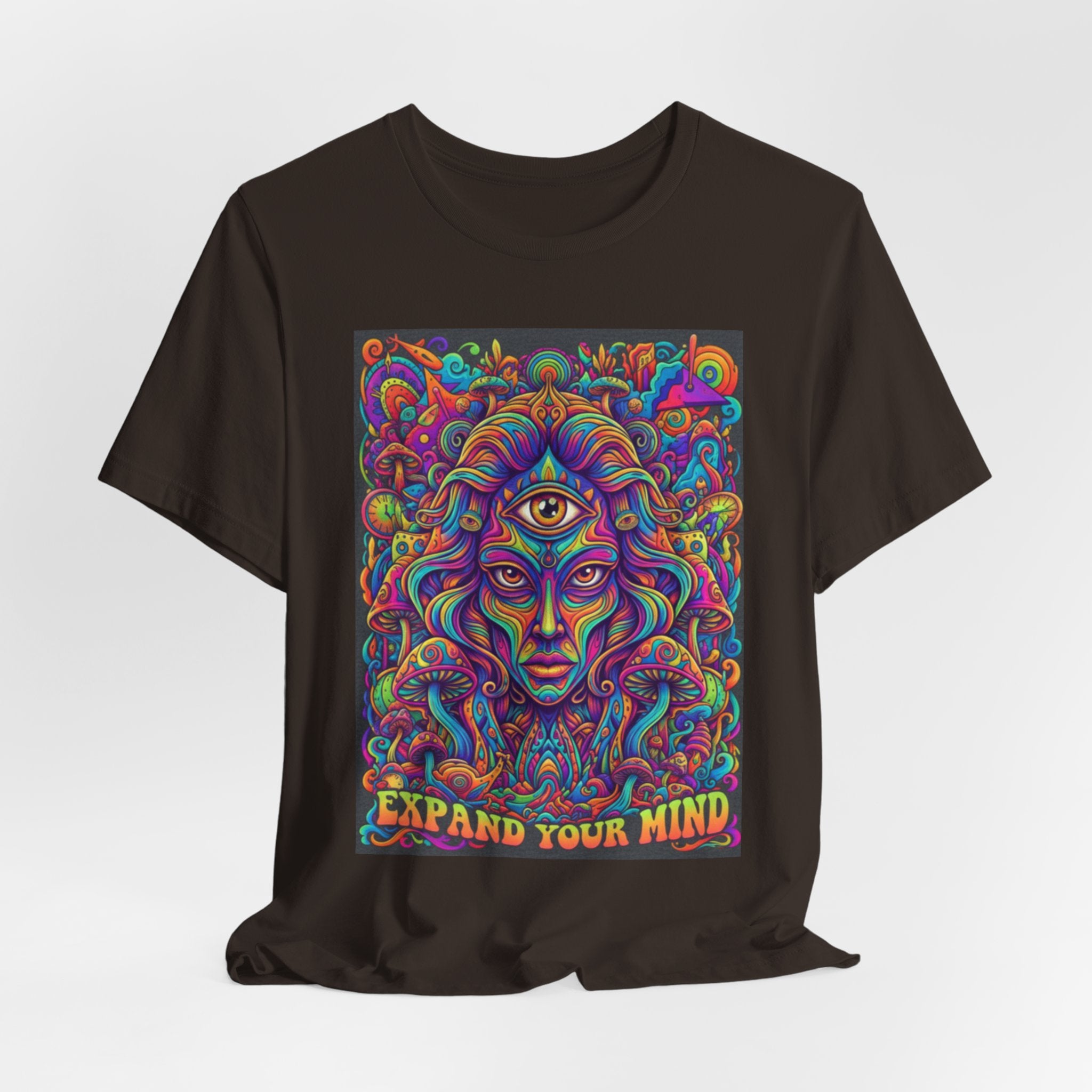 Expand Your Mind Psychedelic T-Shirt — Third Eye Trippy Art Tee