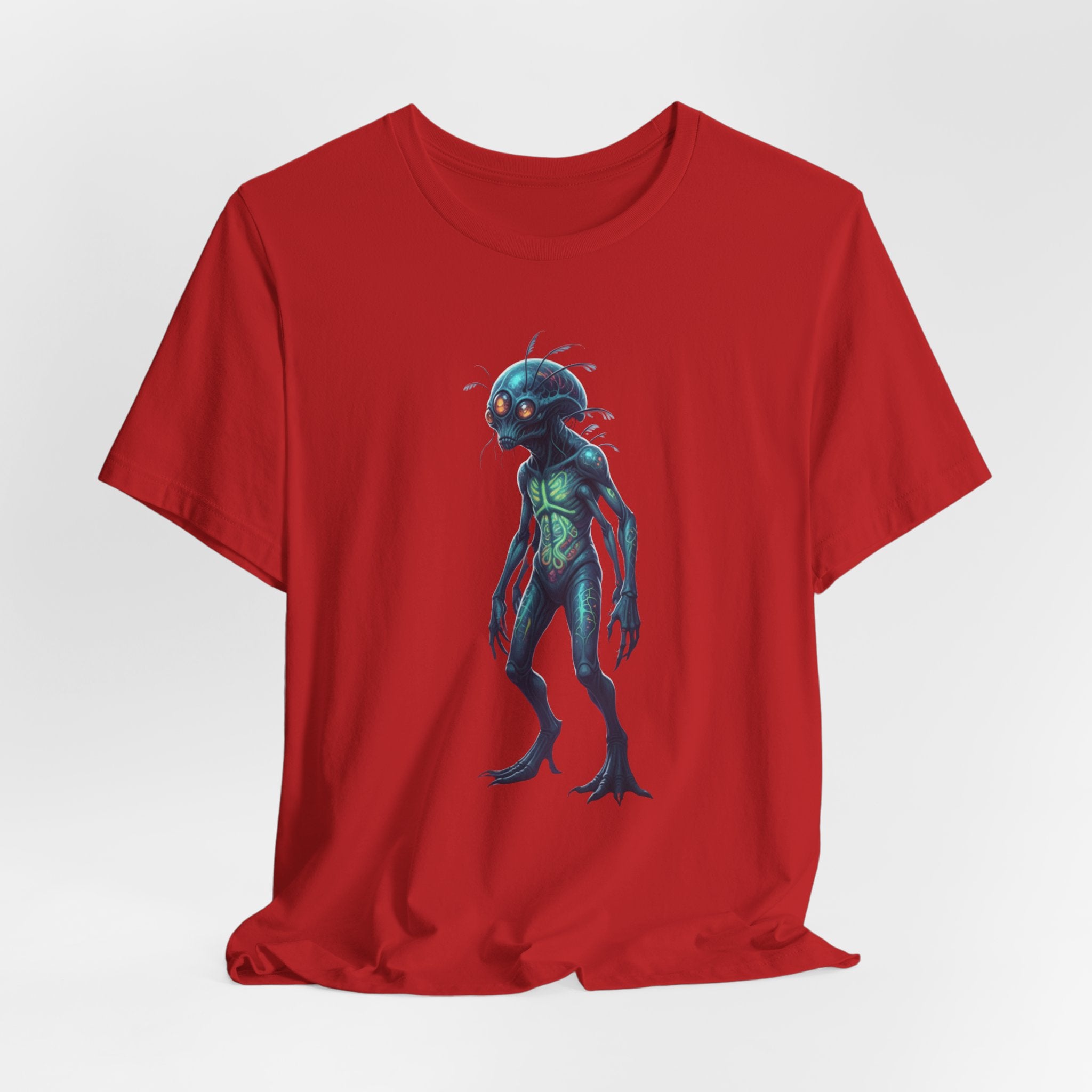 Alien Creature Graphic Tee — Sci‑Fi Monster T‑Shirt