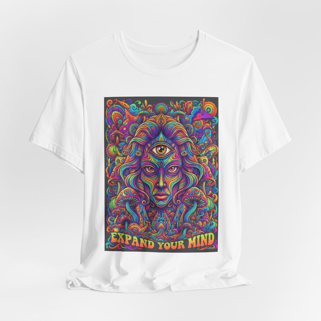 Expand Your Mind Psychedelic T-Shirt — Third Eye Trippy Art Tee