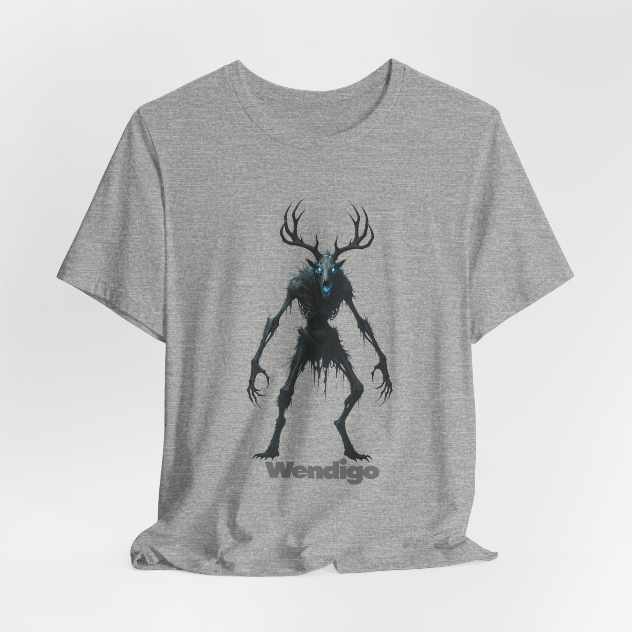 Wendigo Horror Tee — Creepy Deer Monster Graphic T-Shirt