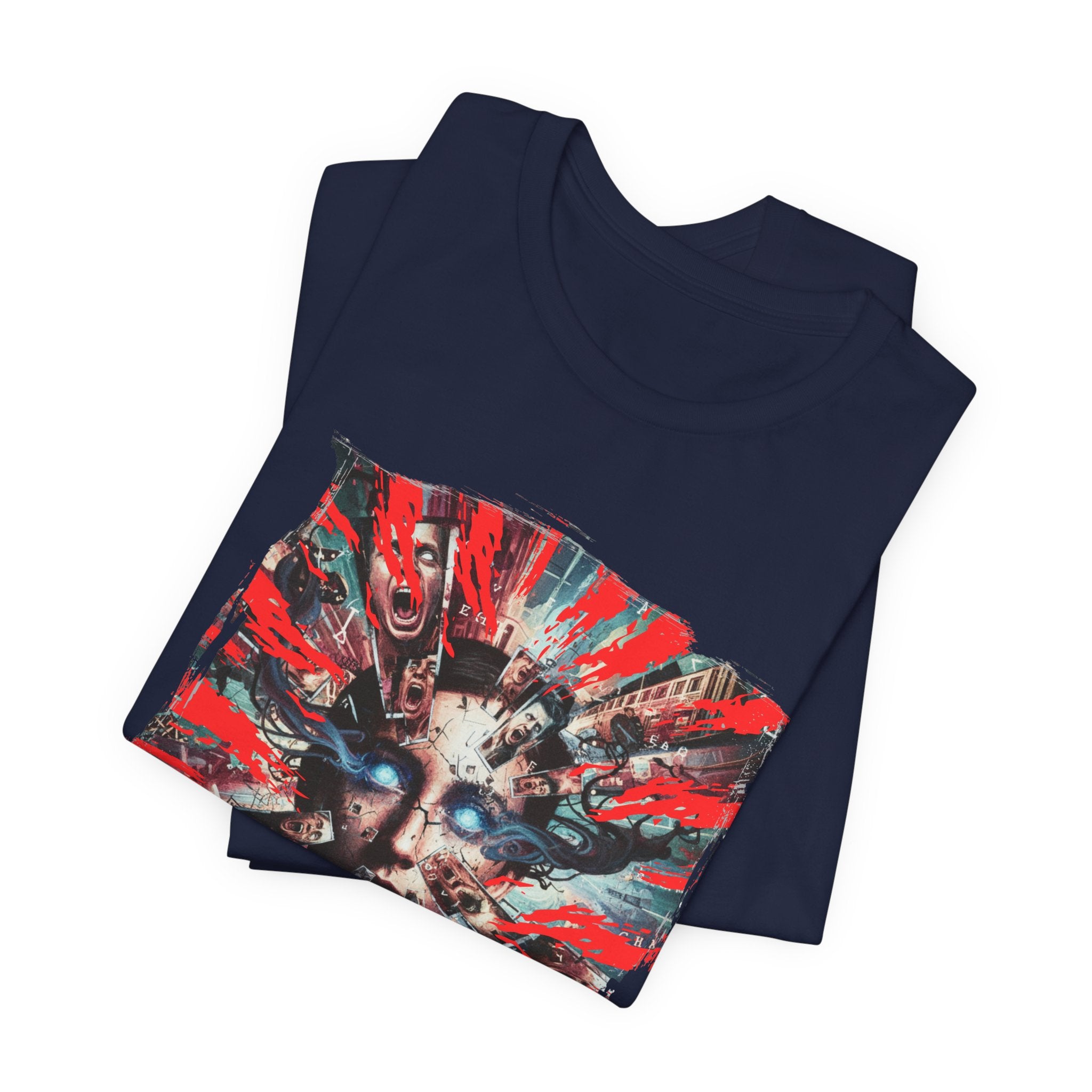 Surreal Sunburst Face Graphic Tee