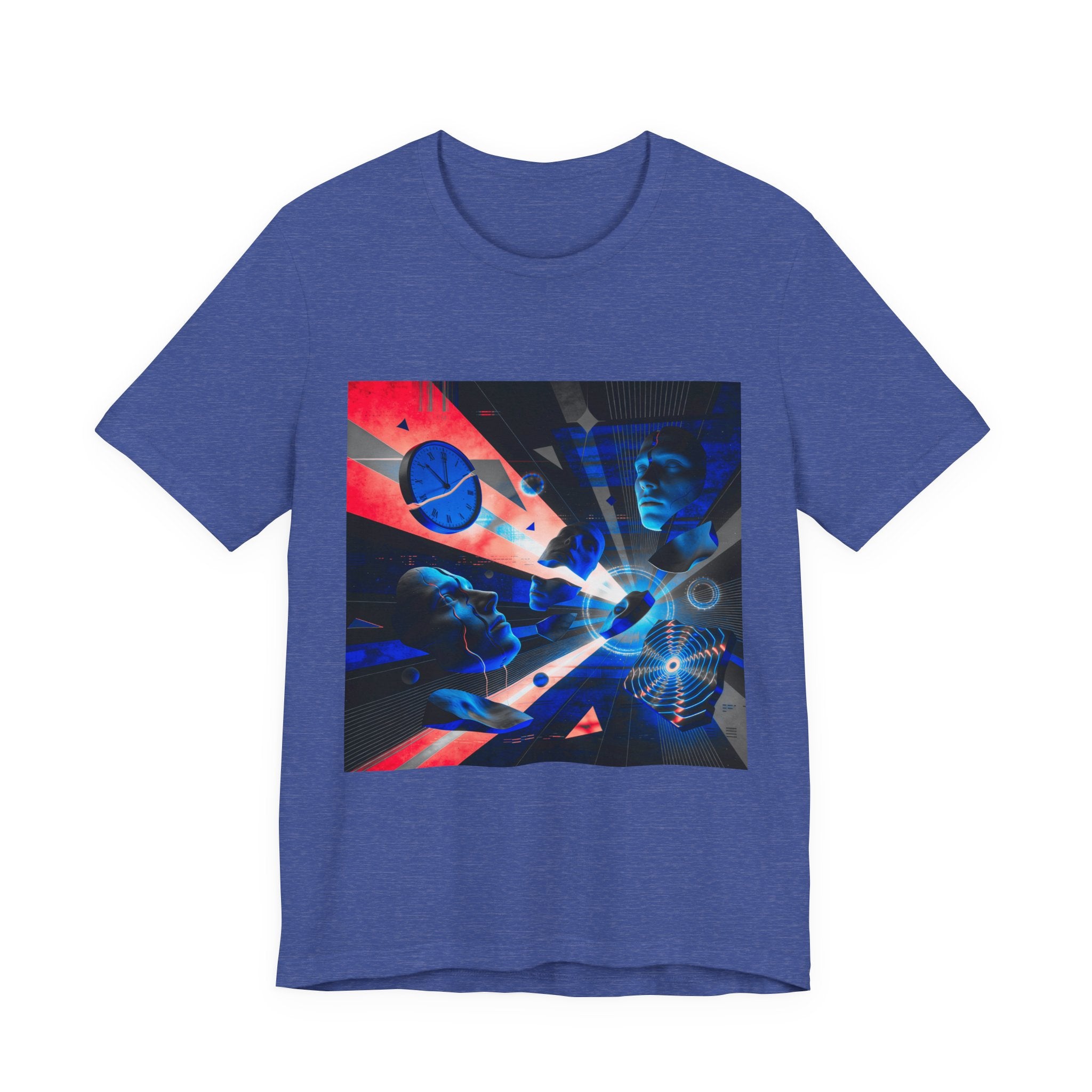 Spacewave Graphic Tee — Retro Futurism Cosmic Design