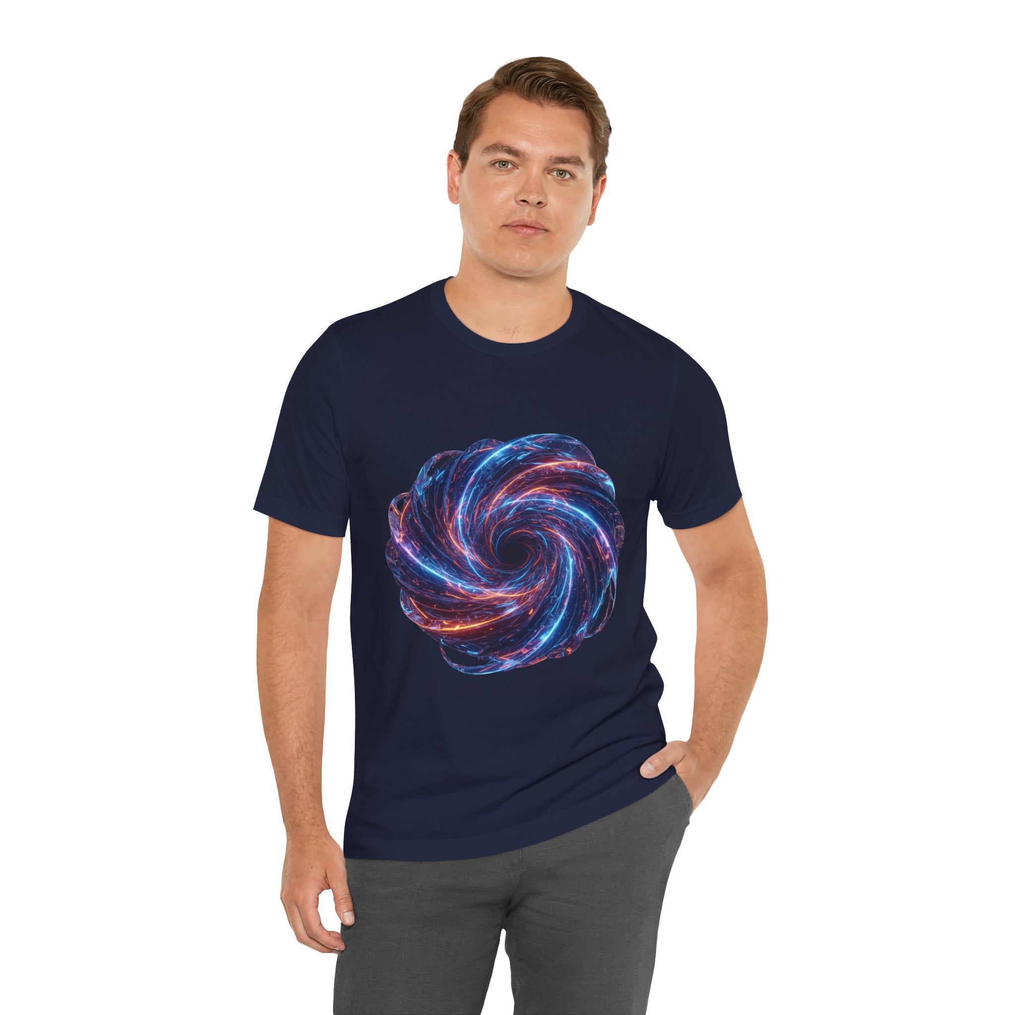 Galaxy Vortex T-Shirt — Cosmic Swirl Space Tee