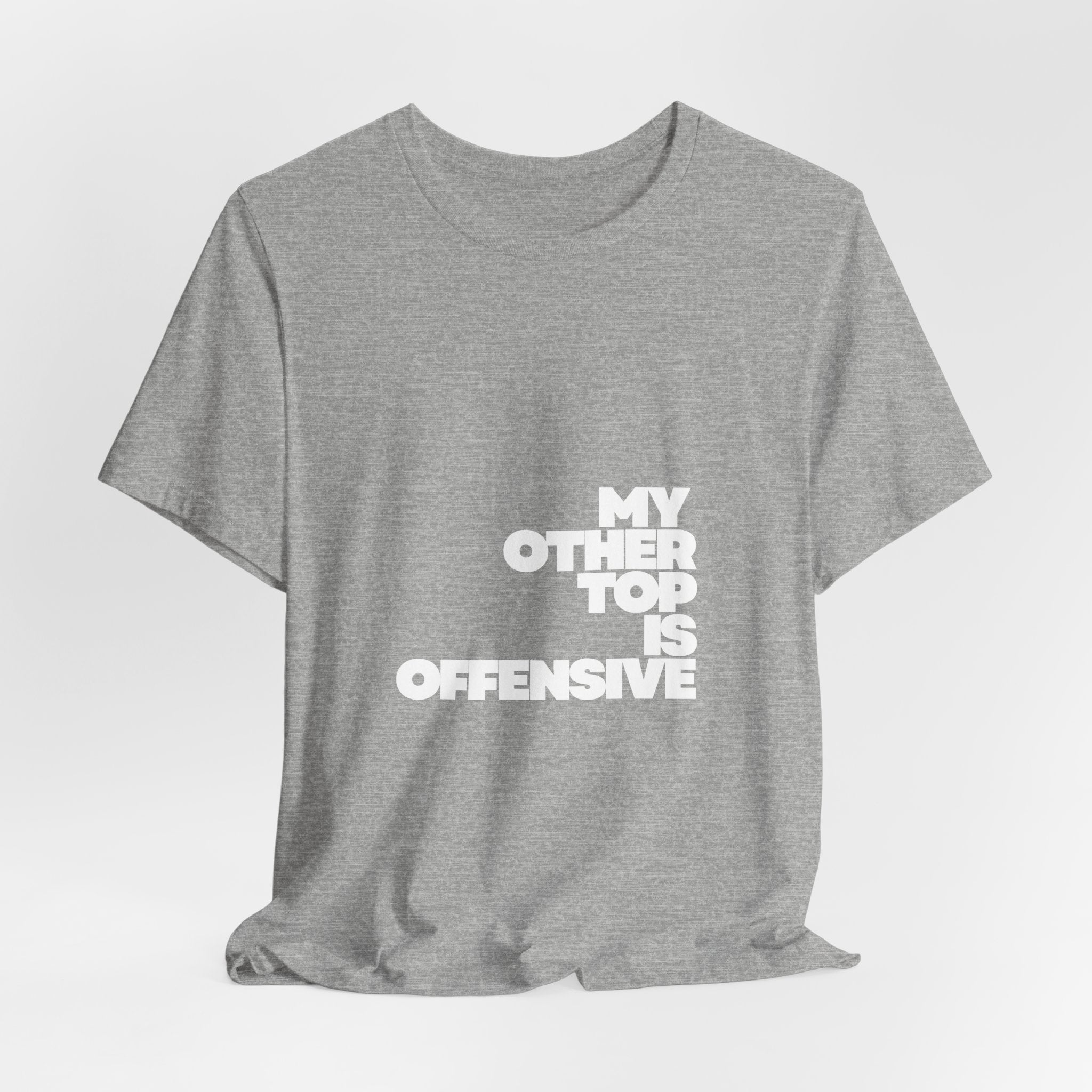 Classic White Tee — Plain Unisex Short Sleeve T-Shirt