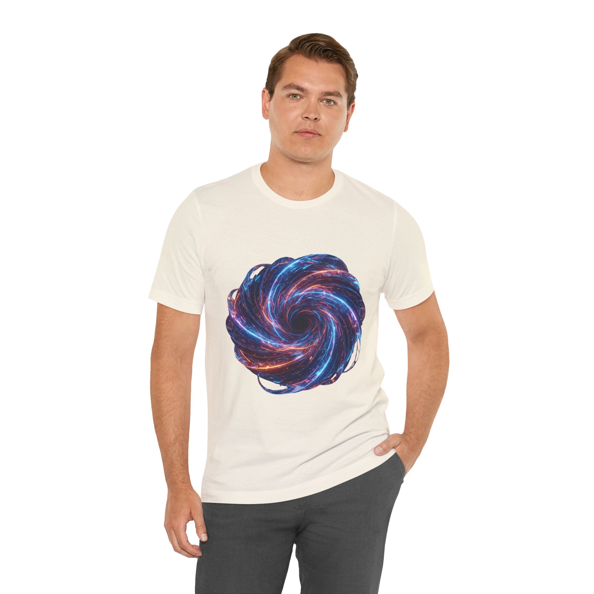 Galaxy Vortex T-Shirt — Cosmic Swirl Space Tee