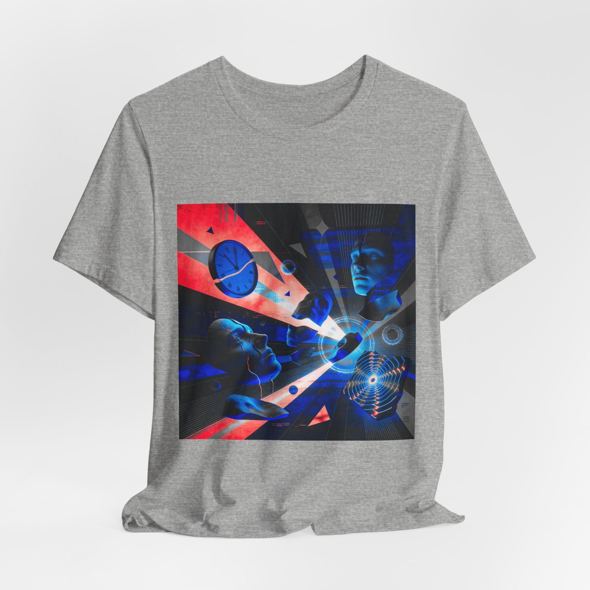 Spacewave Graphic Tee — Retro Futurism Cosmic Design