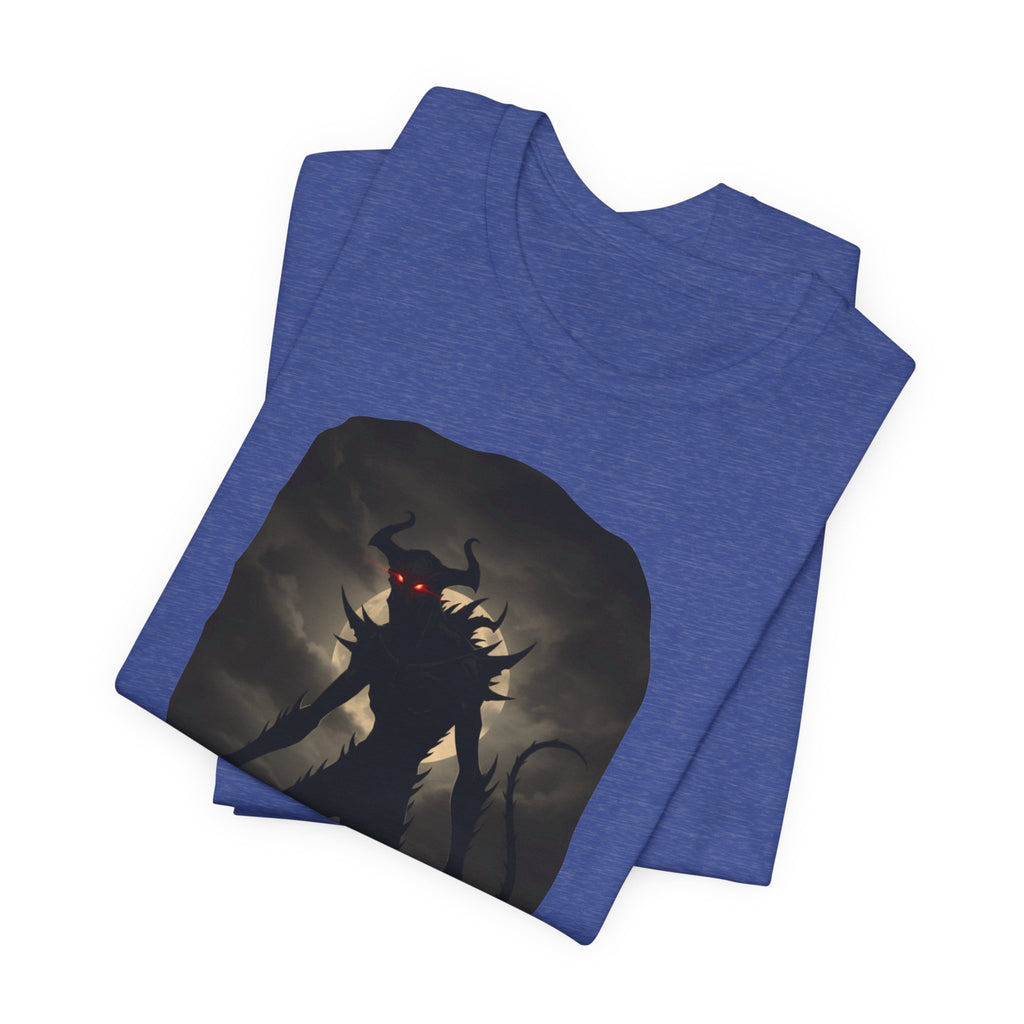 Monster Silhouette Tee — Dark Shadow Demon Graphic T-Shirt