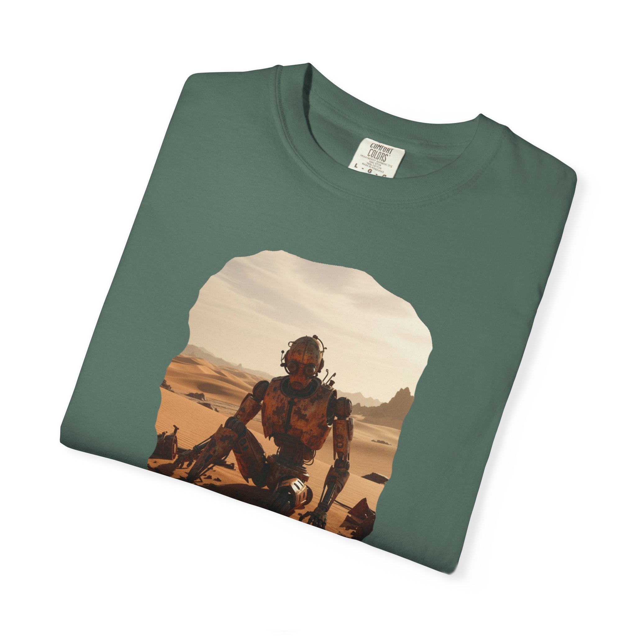 Desert Surfer T-Shirt — Vintage Sunlit Sandboarding Graphic Tee