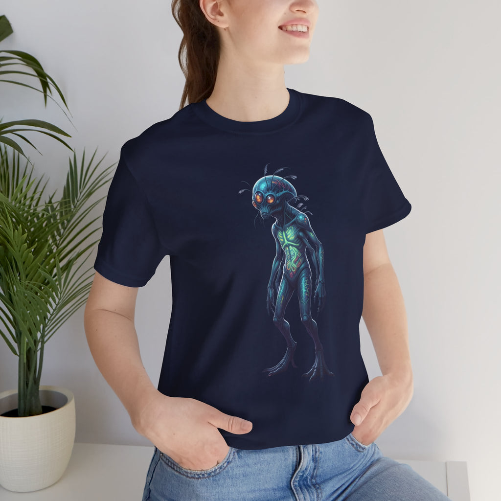 Alien Creature Graphic Tee — Sci‑Fi Monster T‑Shirt