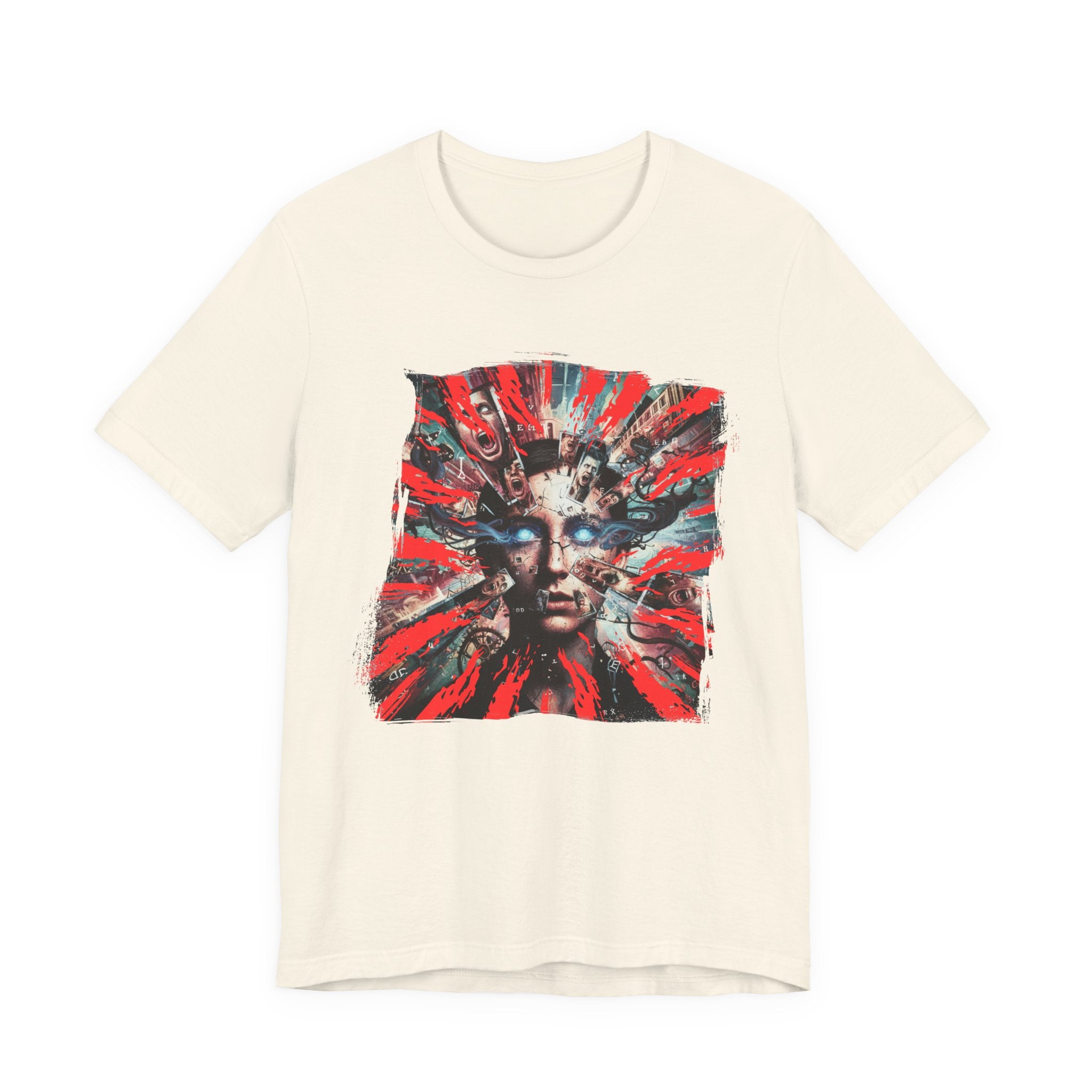 Surreal Sunburst Face Graphic Tee