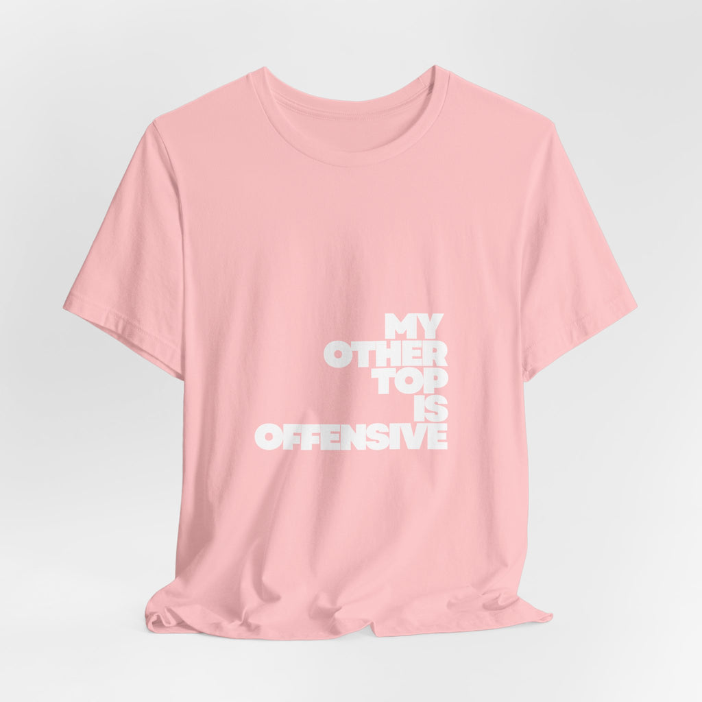Classic White Tee — Plain Unisex Short Sleeve T-Shirt