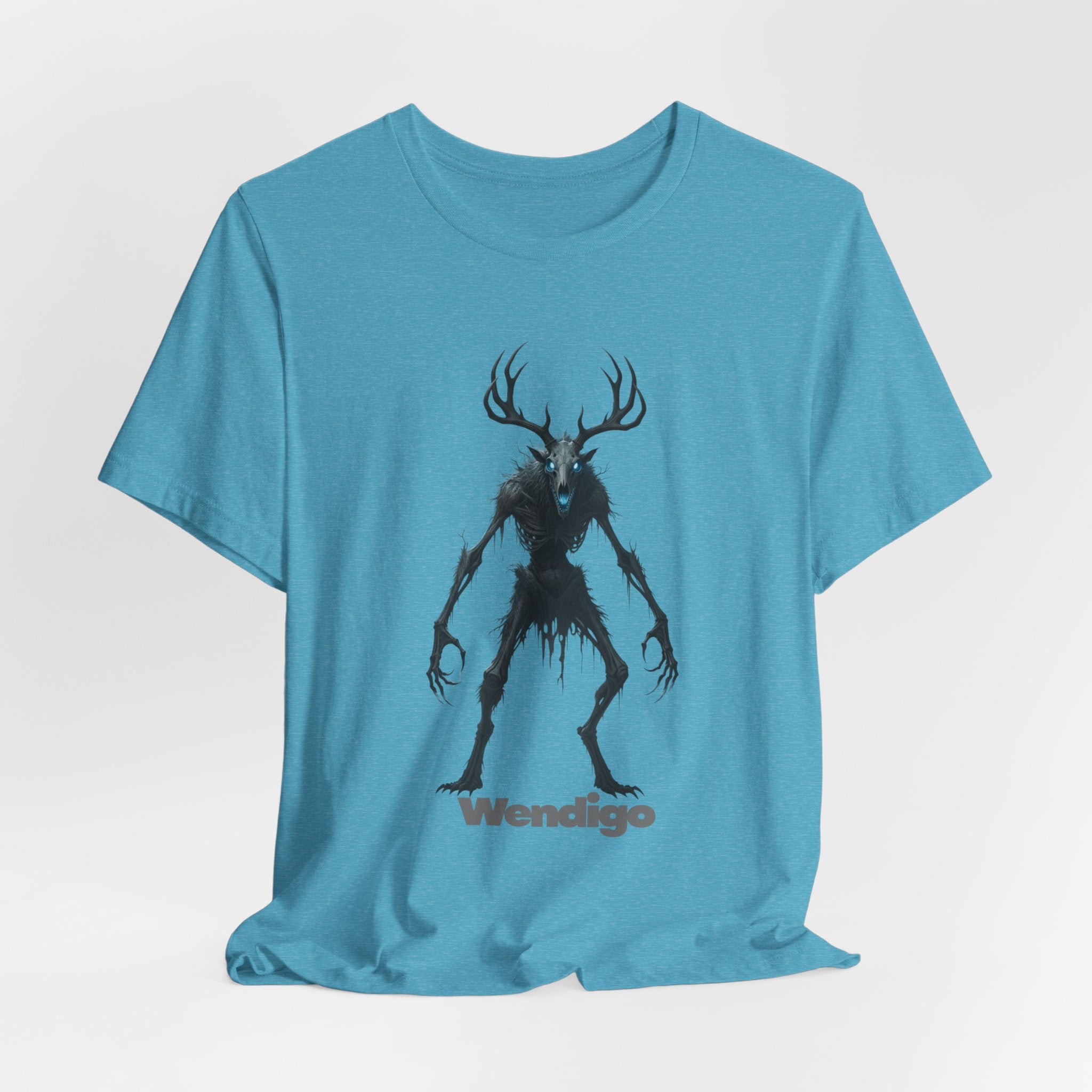 Wendigo Horror Tee — Creepy Deer Monster Graphic T-Shirt