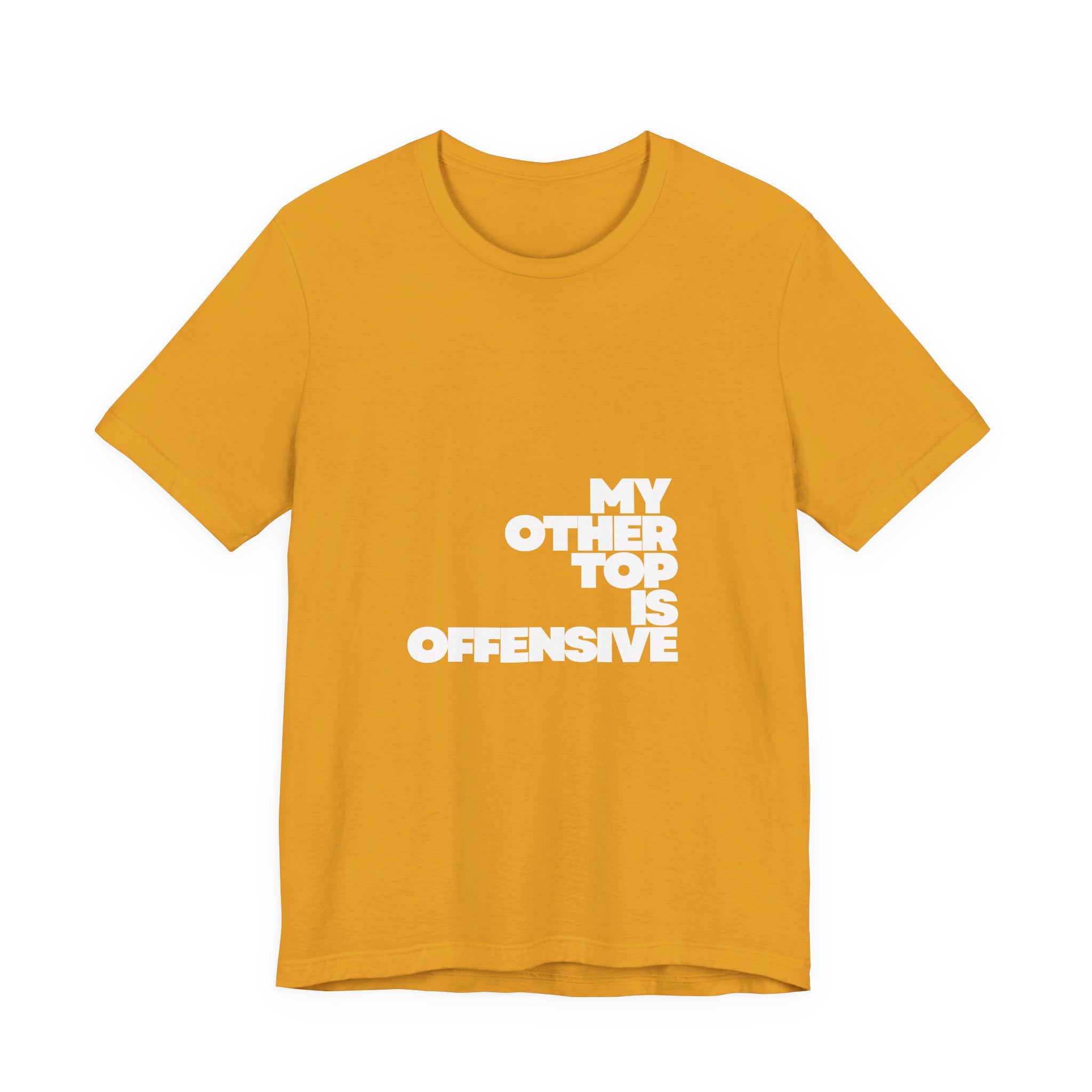 Classic White Tee — Plain Unisex Short Sleeve T-Shirt