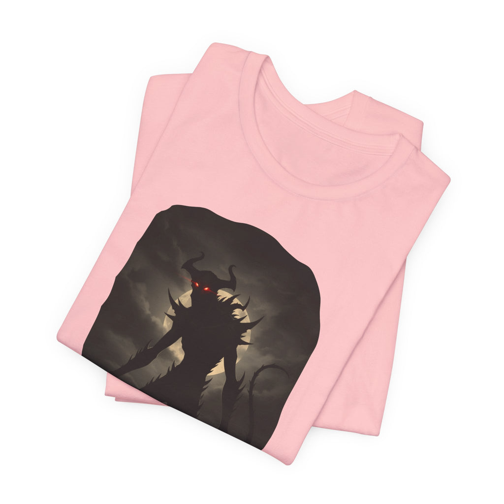 Monster Silhouette Tee — Dark Shadow Demon Graphic T-Shirt