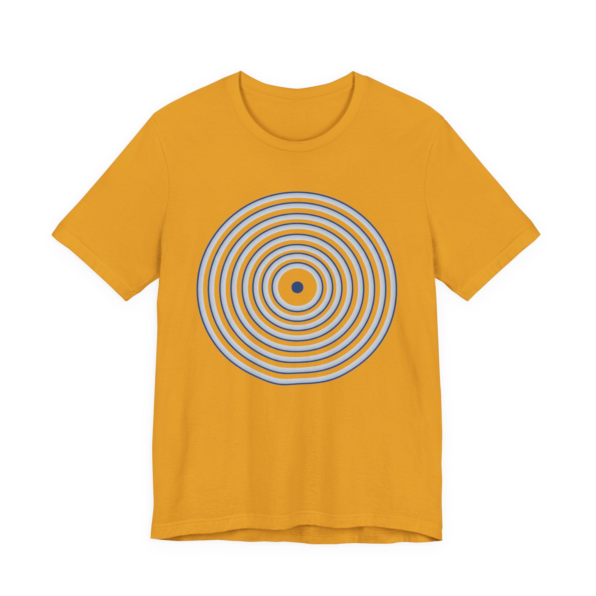 Concentric Circle Graphic Tee – Minimalist Retro Target Design