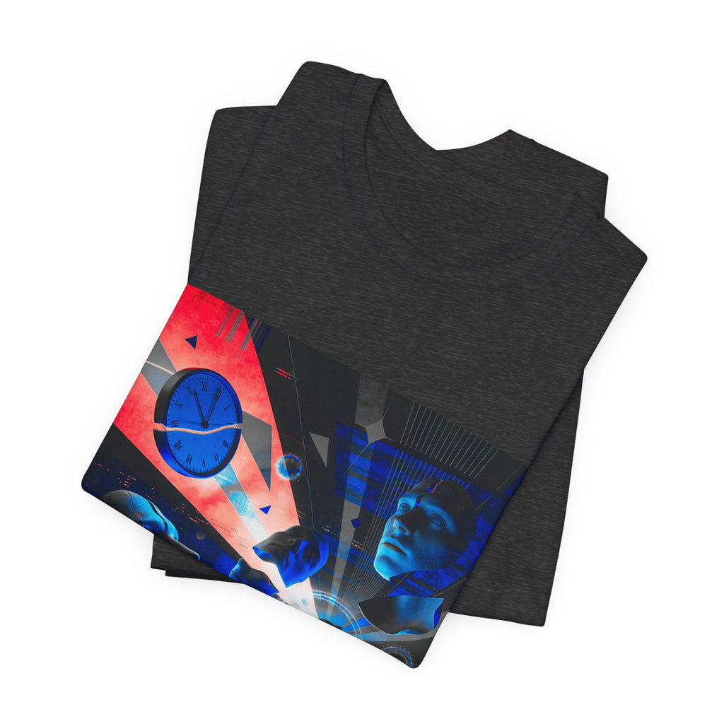 Spacewave Graphic Tee — Retro Futurism Cosmic Design