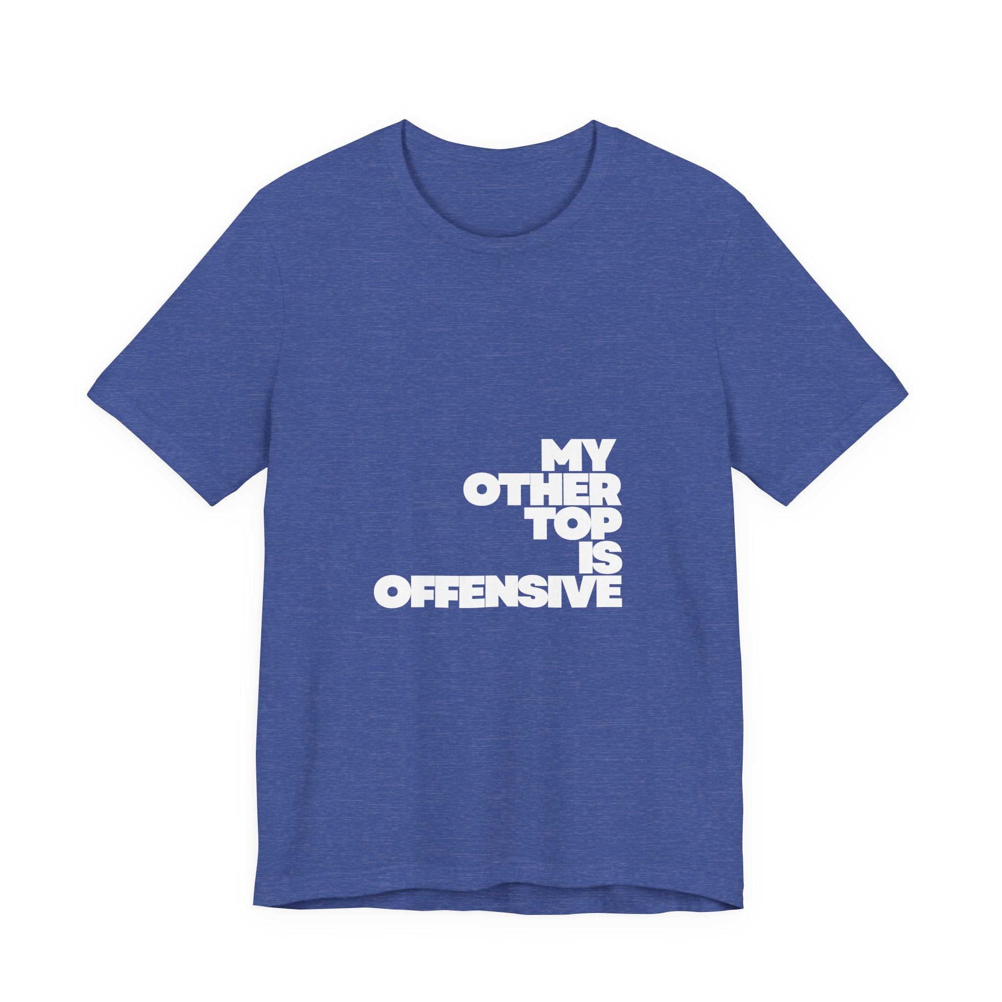 Classic White Tee — Plain Unisex Short Sleeve T-Shirt