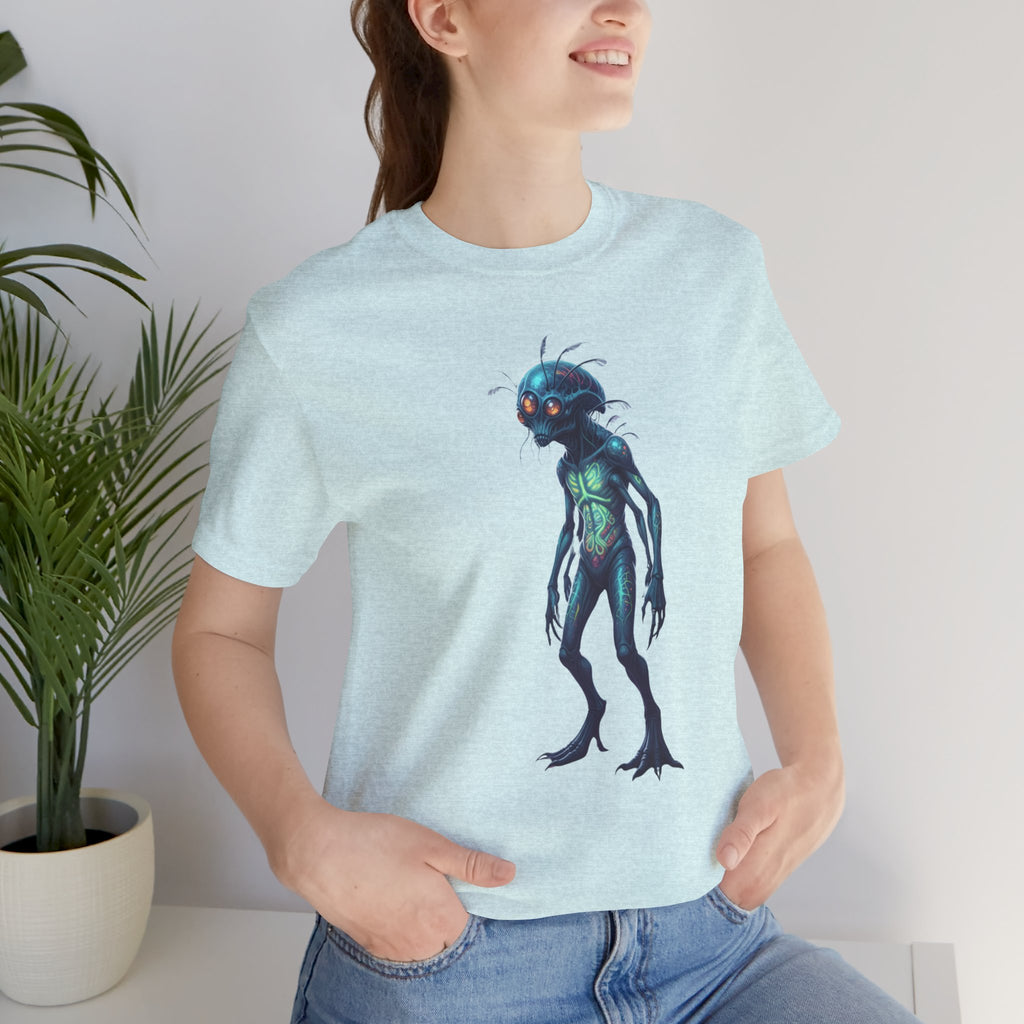 Alien Creature Graphic Tee — Sci‑Fi Monster T‑Shirt