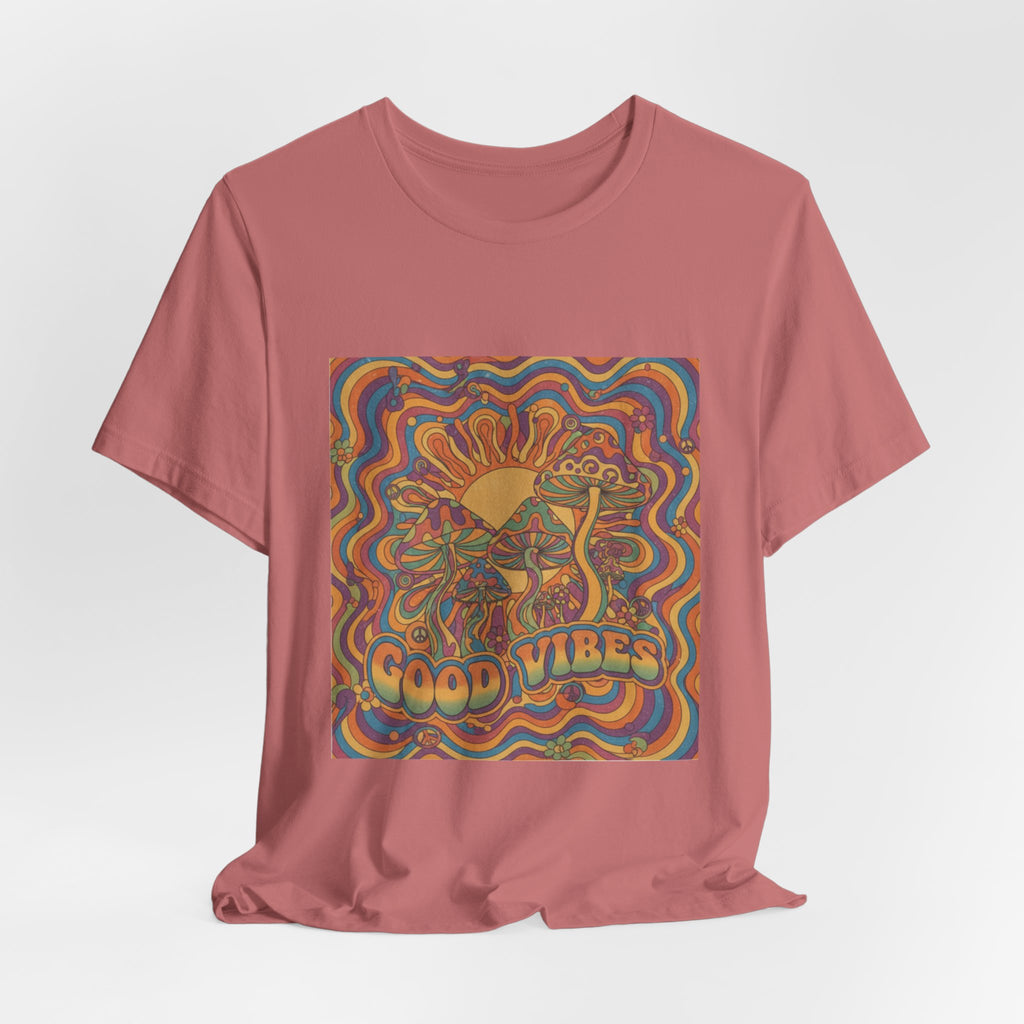 Good Vibes Retro Sunflower T-Shirt